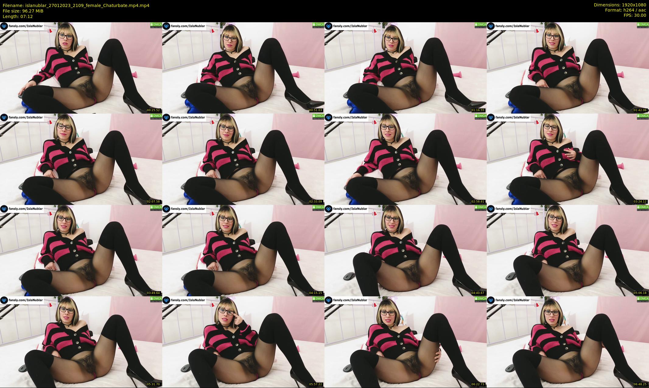 islanublar — 8 minute Chaturbate female cam show recording, 1080p, Jan 27, 2023