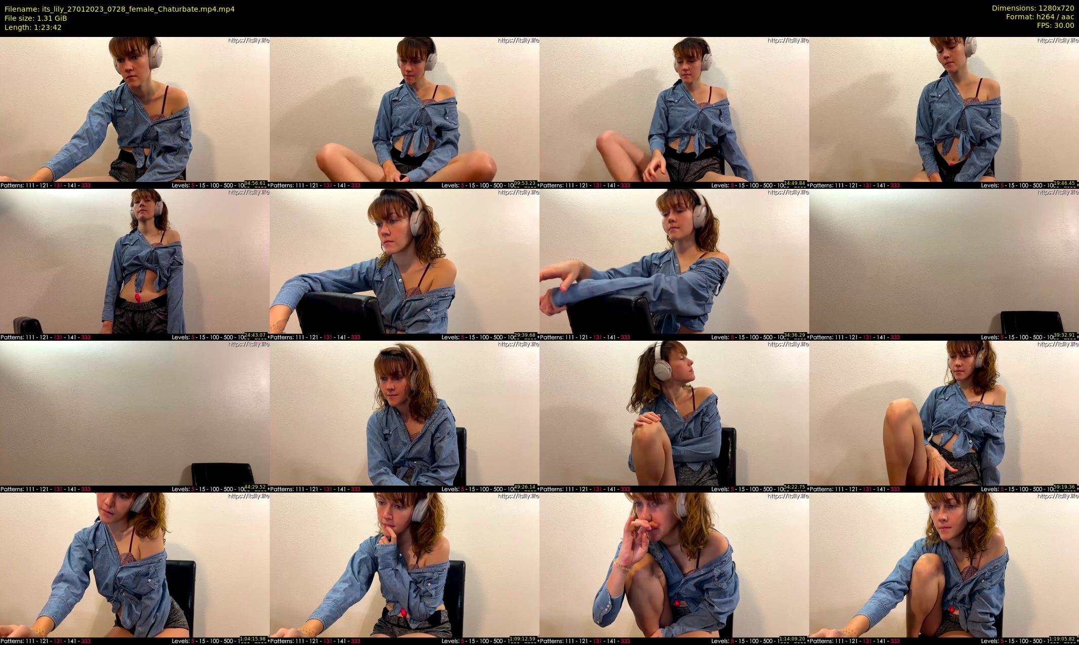 its_lily — 84 minute Chaturbate female cam show recording, 720p, Jan 27, 2023