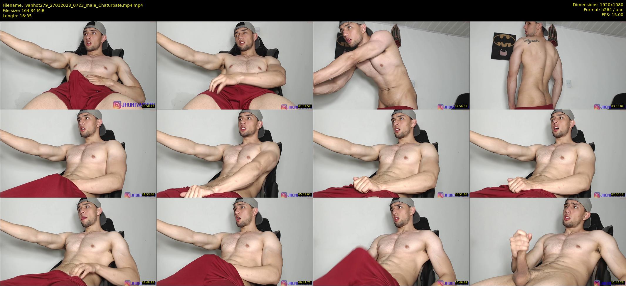ivanhot279 — 17 minute Chaturbate male cam show recording, 1080p, Jan 27, 2023