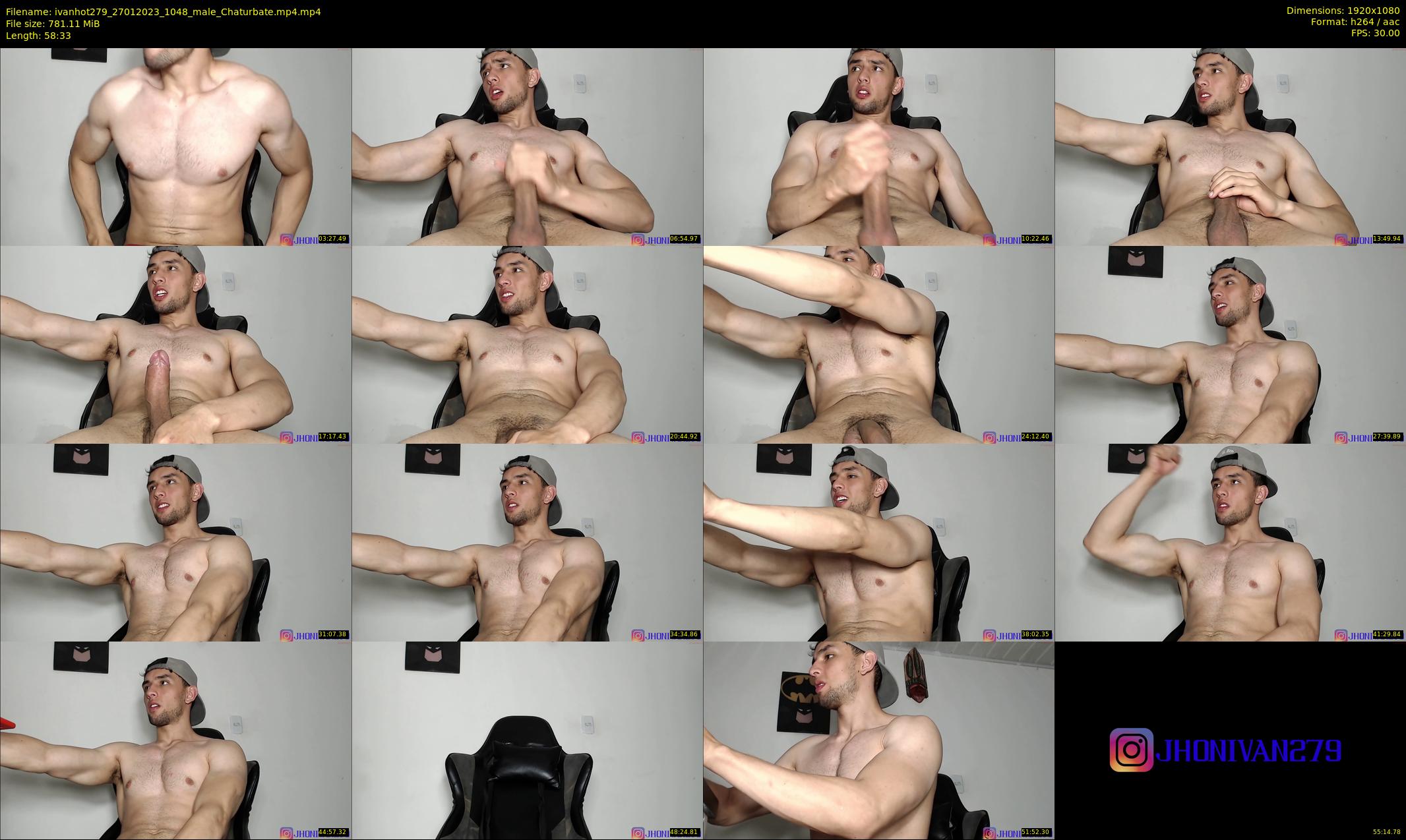 ivanhot279 — 59 minute Chaturbate male cam show recording, 1080p, Jan 27, 2023