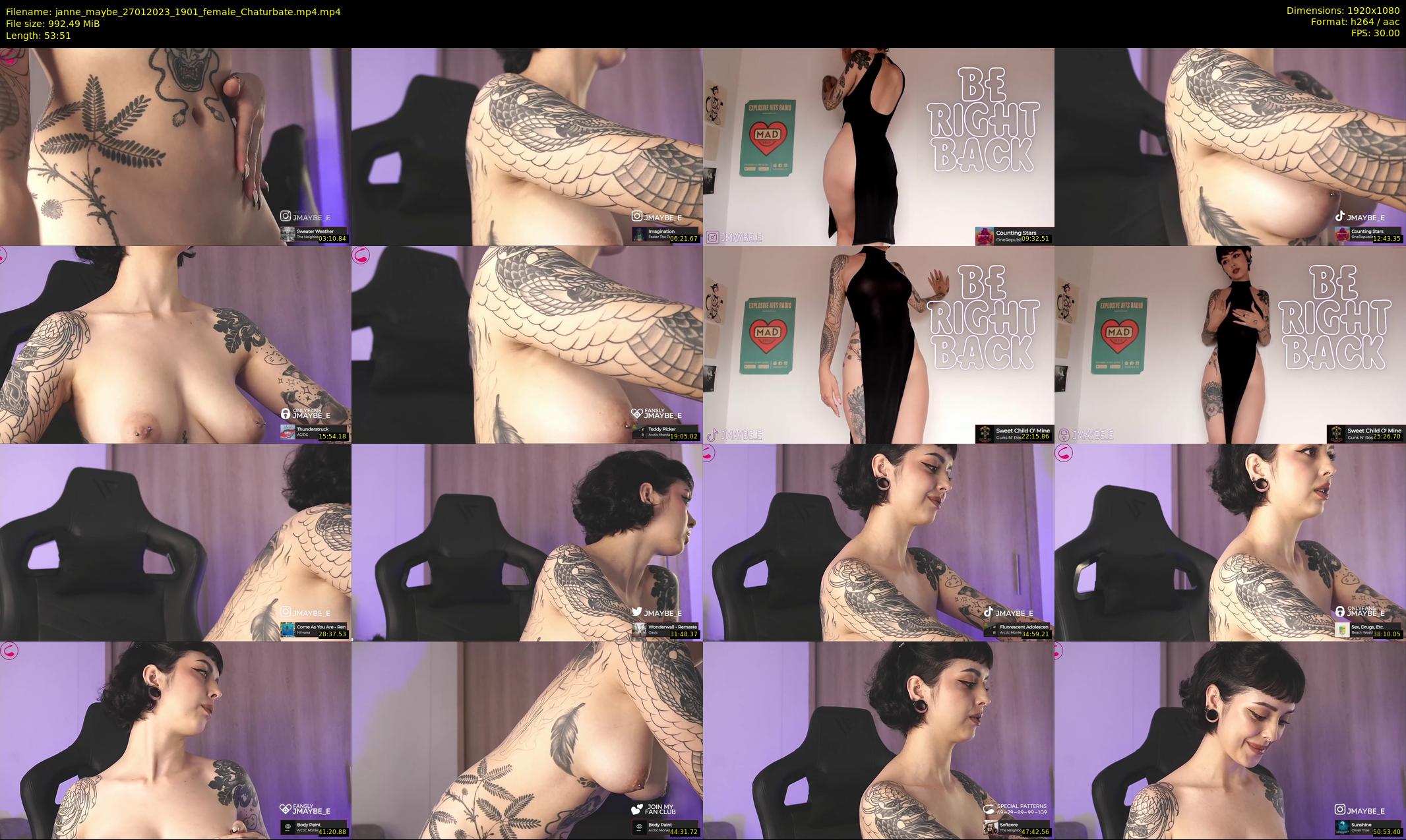 janne_maybe — 54 minute Chaturbate female cam show recording, 1080p, Jan 27, 2023