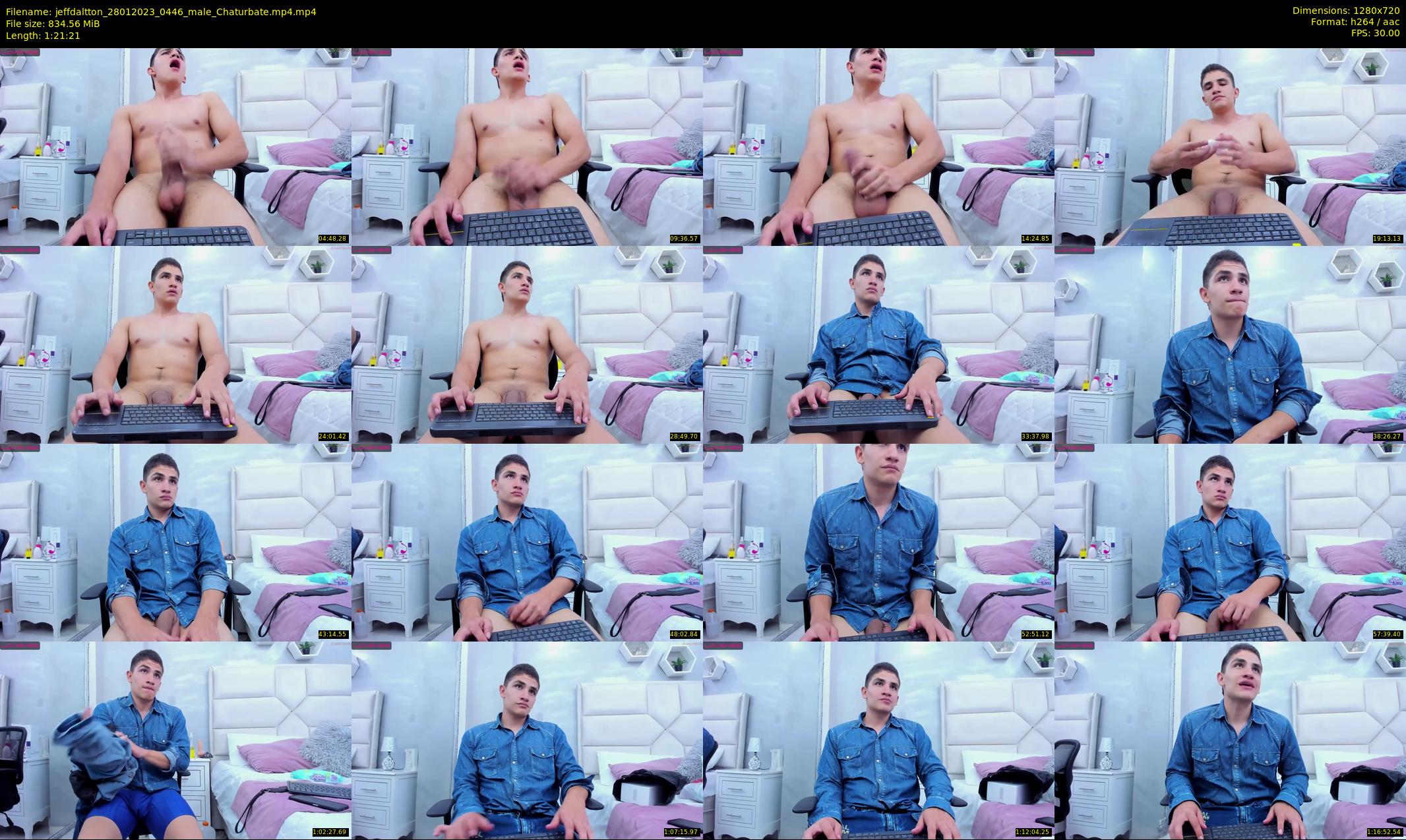 jeffdaltton — 82 minute Chaturbate male cam show recording, 720p, Jan 28, 2023