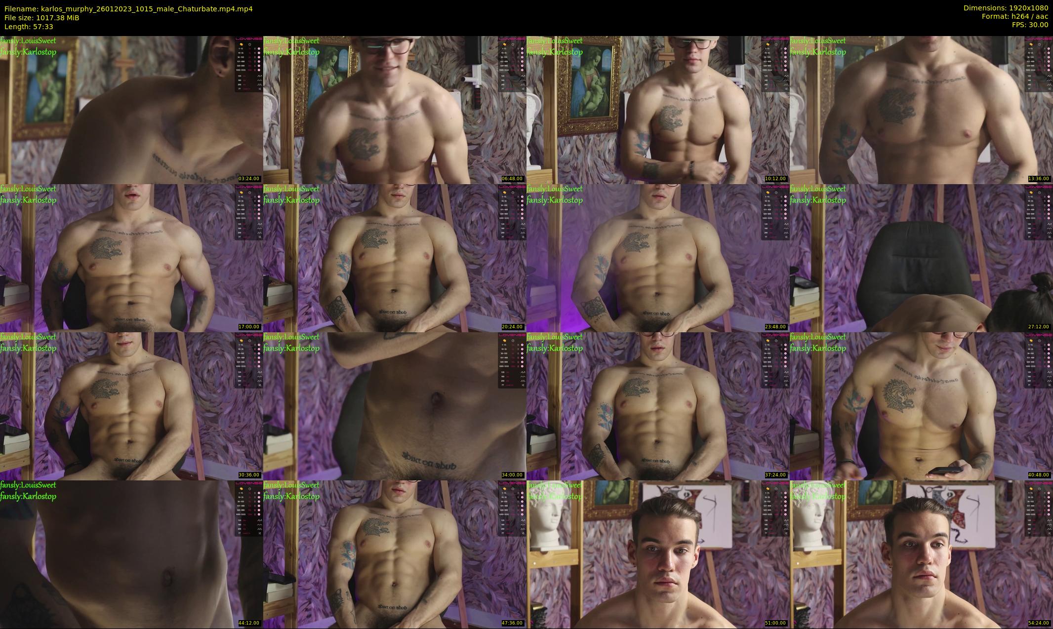 karlos_murphy — 58 minute Chaturbate male cam show recording, 1080p, Jan 26, 2023