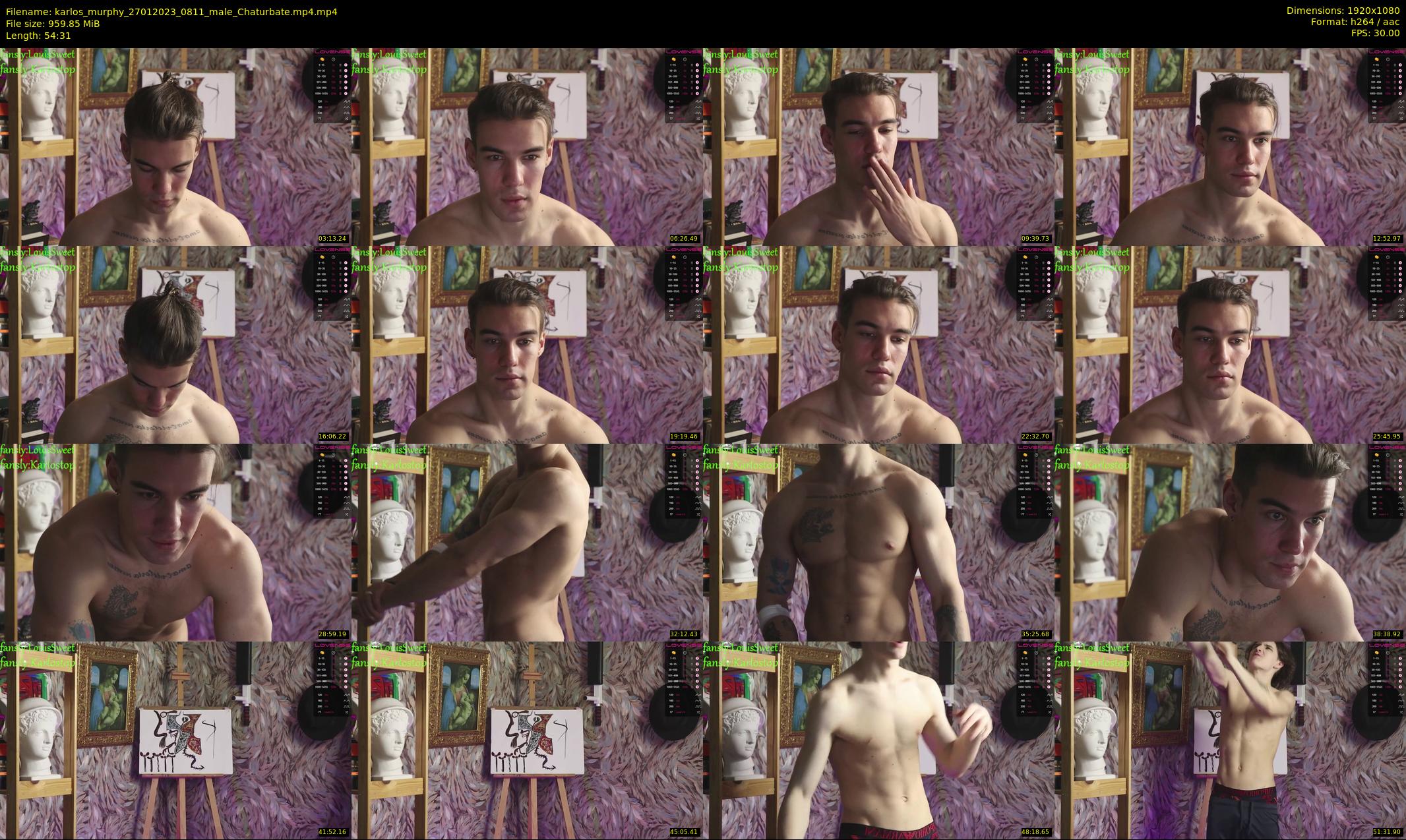 karlos_murphy — 55 minute Chaturbate male cam show recording, 1080p, Jan 27, 2023