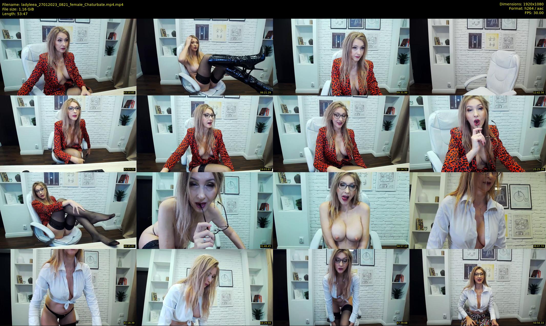 ladyleea — 54 minute Chaturbate female cam show recording, 1080p, Jan 27, 2023