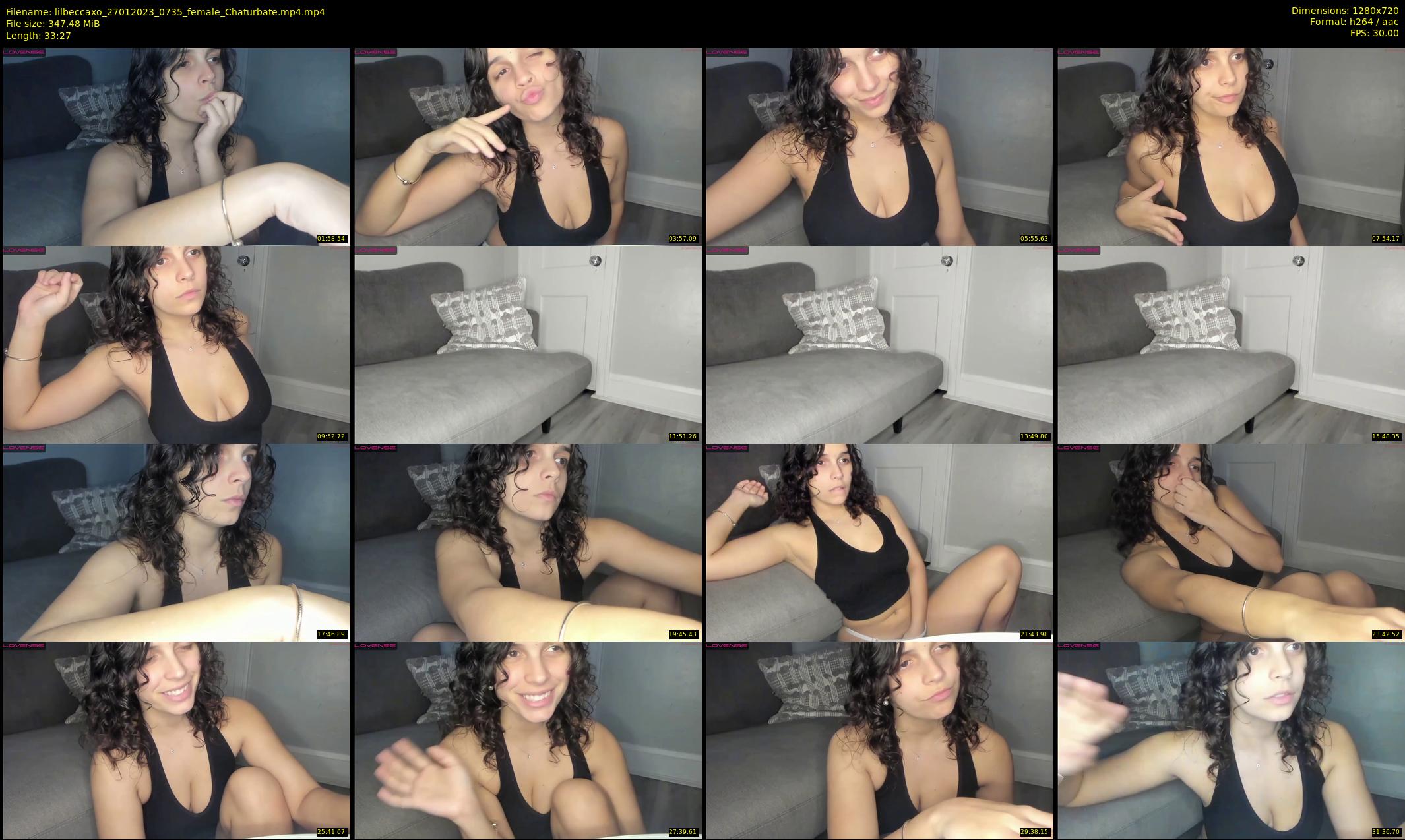 lilbeccaxo — 34 minute Chaturbate female cam show recording, 720p, Jan 27, 2023