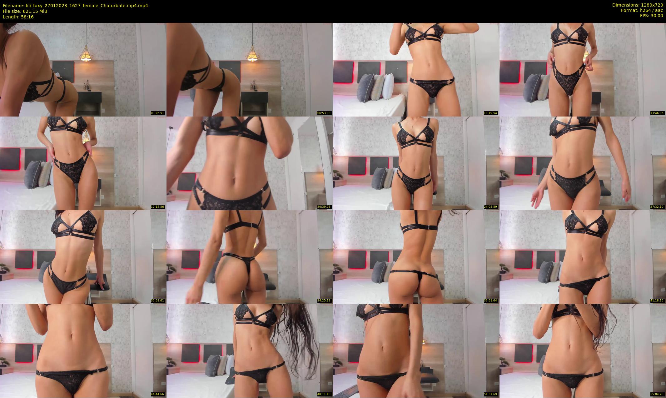 lili_foxy — 59 minute Chaturbate female cam show recording, 720p, Jan 27, 2023