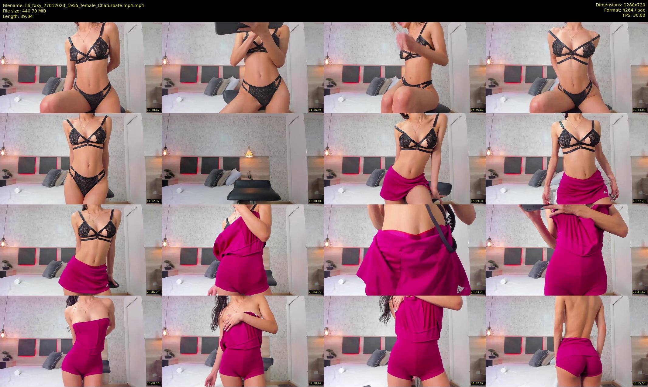 lili_foxy — 40 minute Chaturbate female cam show recording, 720p, Jan 27, 2023