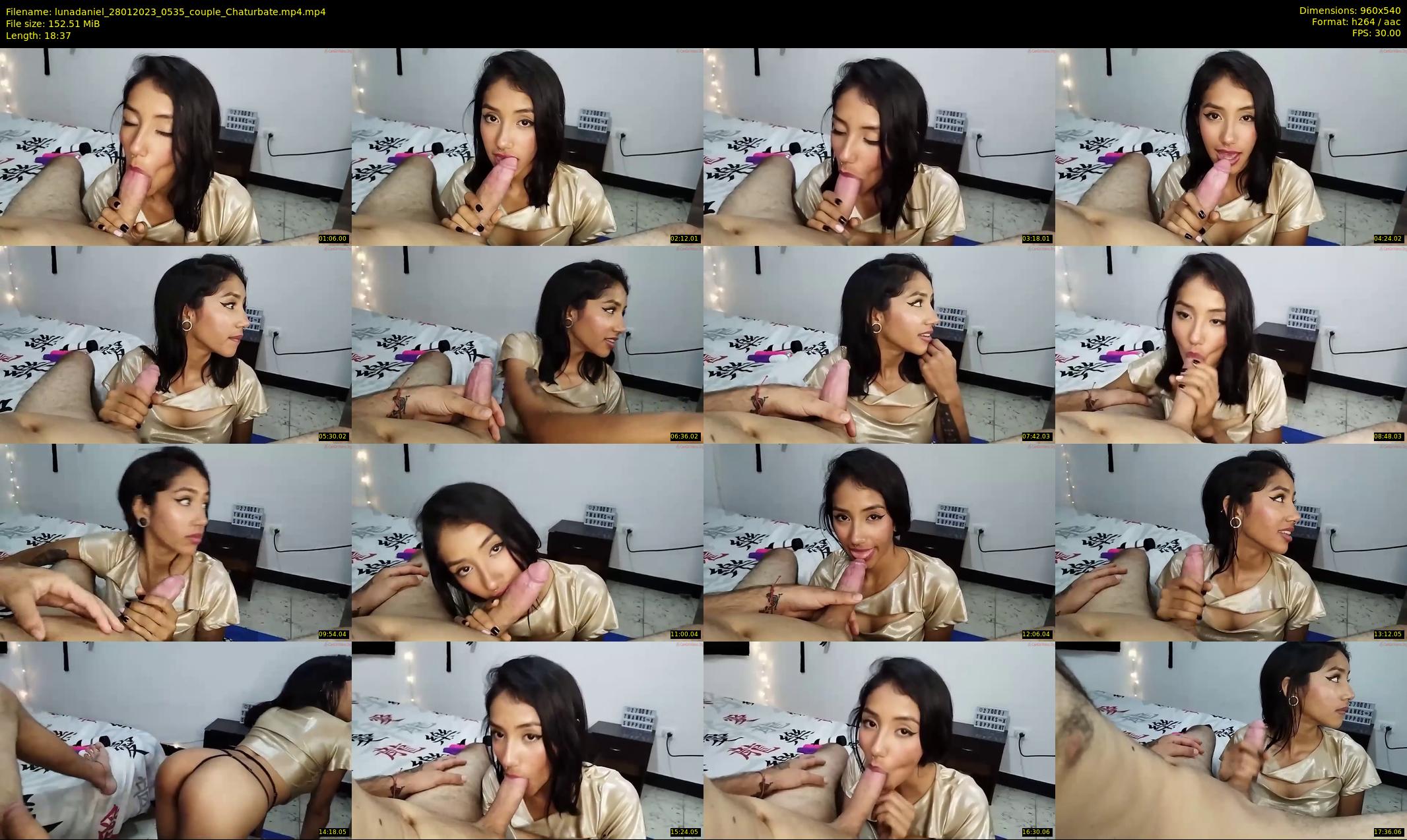 lunadaniel — 19 minute Chaturbate couple cam show recording, 480p, Jan 28, 2023