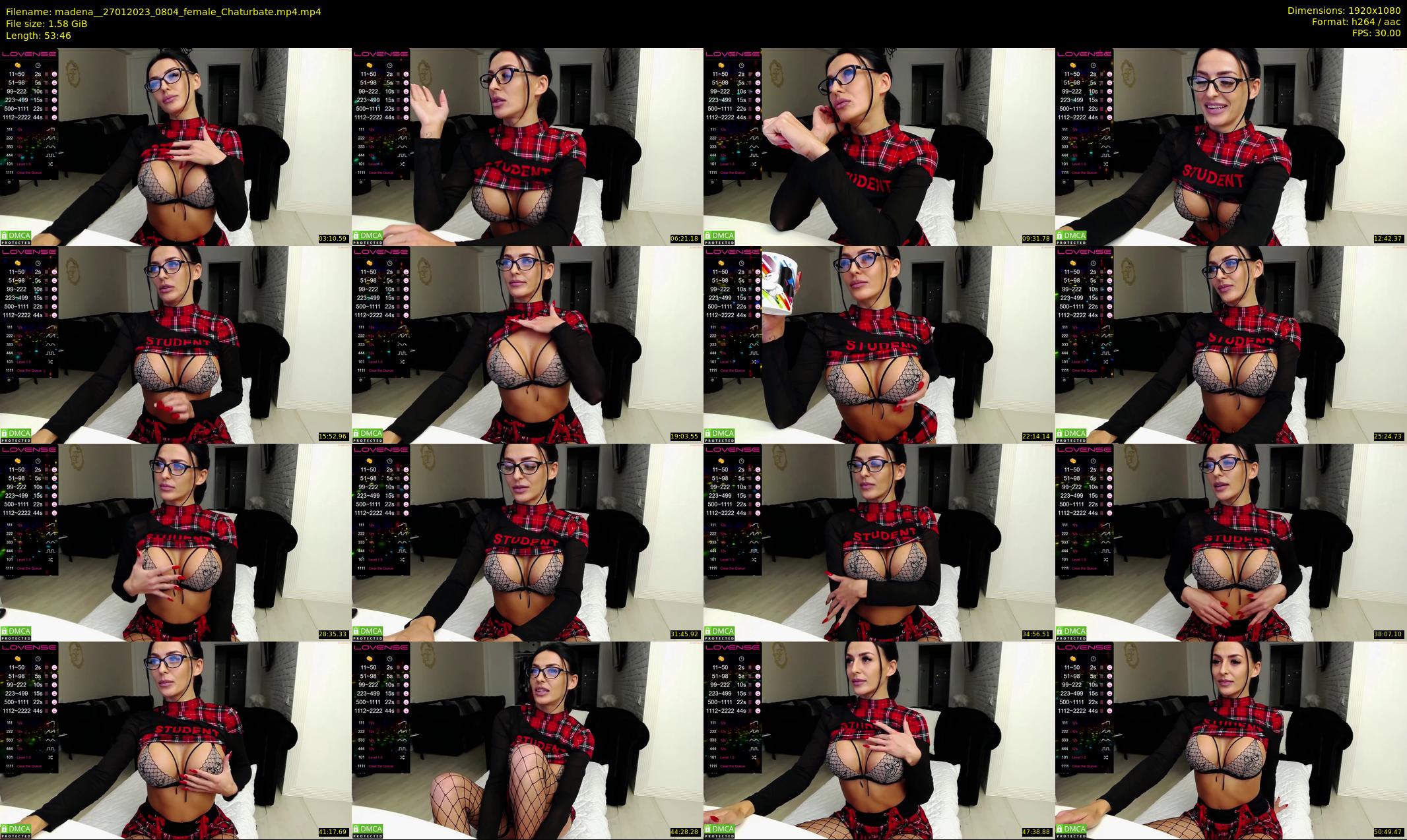 madena_ — 54 minute Chaturbate female cam show recording, 1080p, Jan 27, 2023