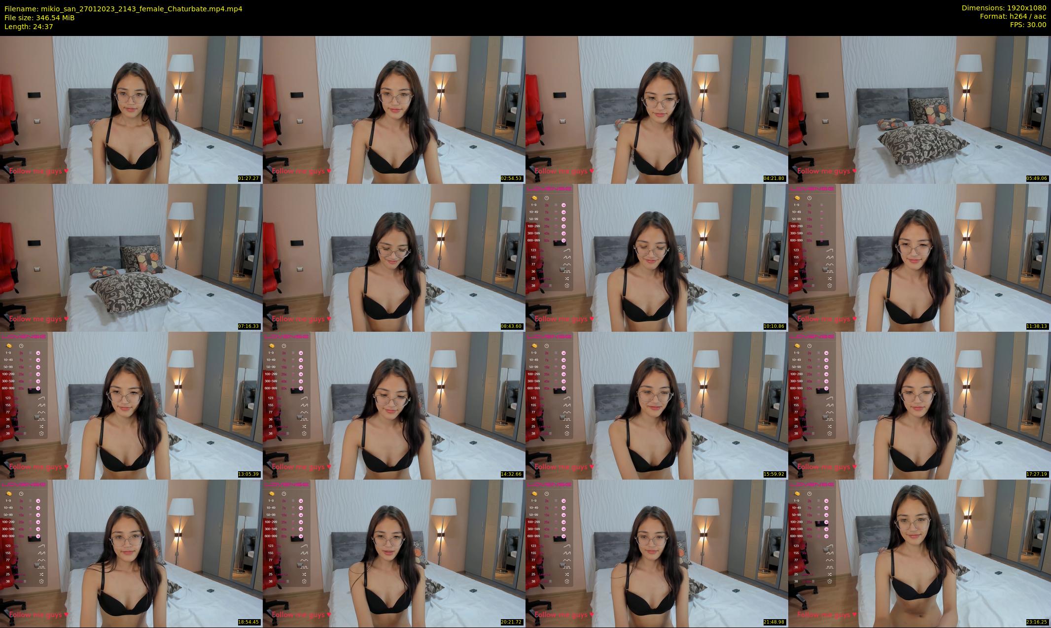 mikio_san — 25 minute Chaturbate female cam show recording, 1080p, Jan 27, 2023