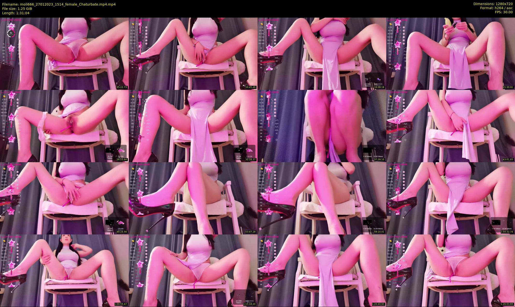 moli666 — 92 minute Chaturbate female cam show recording, 720p, Jan 27, 2023