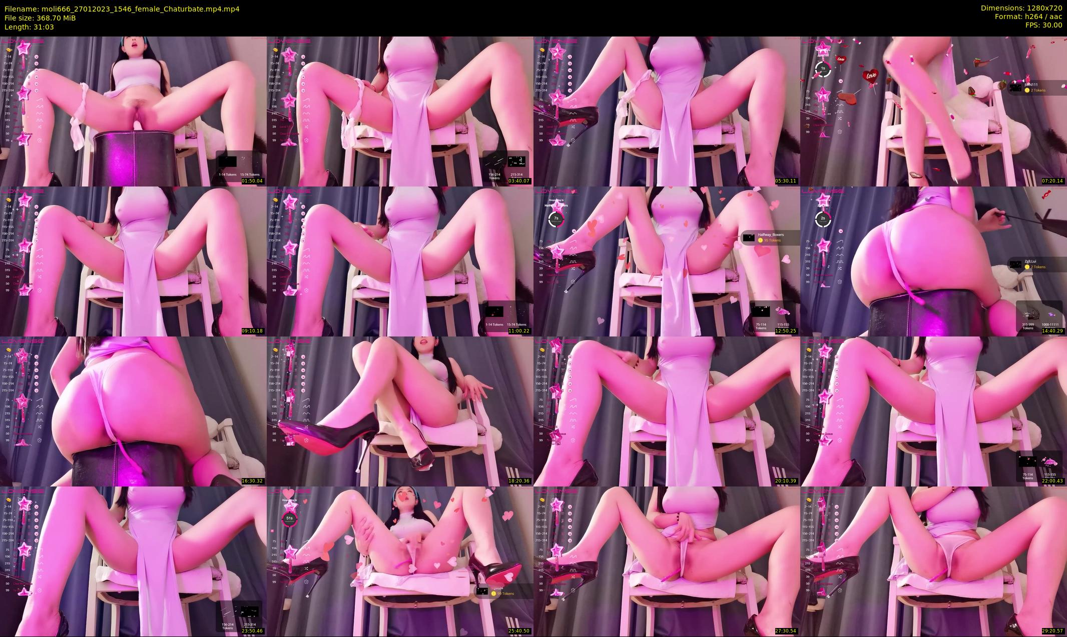 moli666 — 32 minute Chaturbate female cam show recording, 720p, Jan 27, 2023