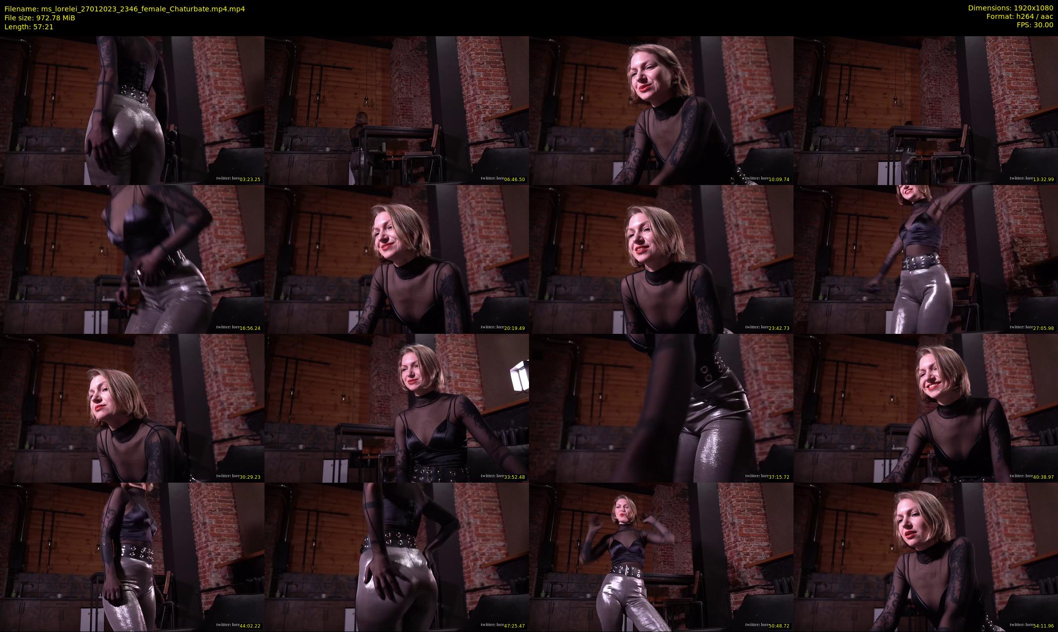 ms_lorelei — 58 minute Chaturbate female cam show recording, 1080p, Jan 27, 2023