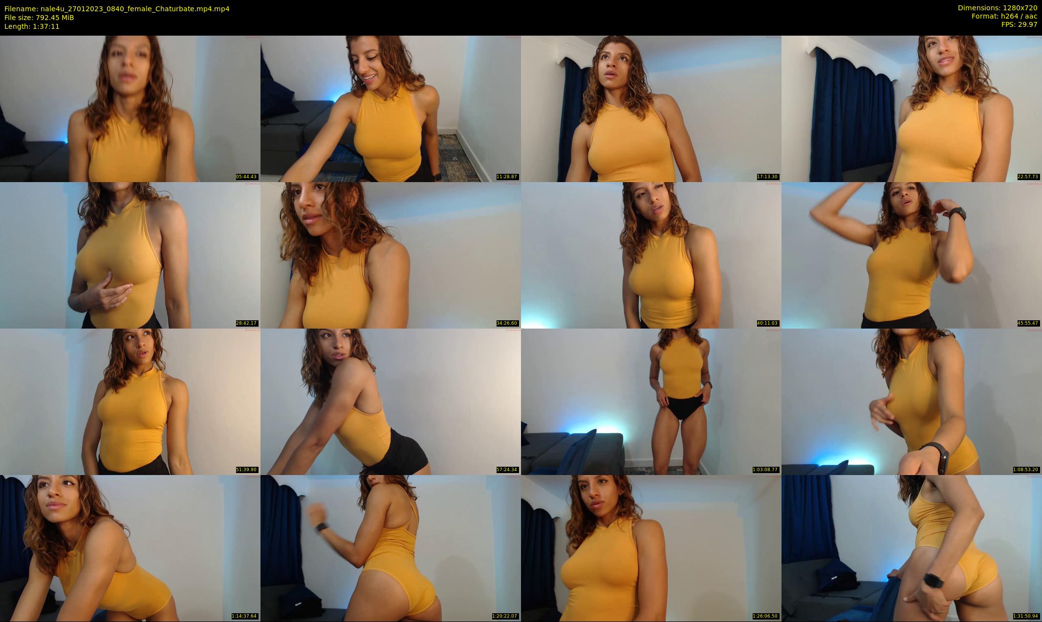 nale4u — 98 minute Chaturbate female cam show recording, 720p, Jan 27, 2023