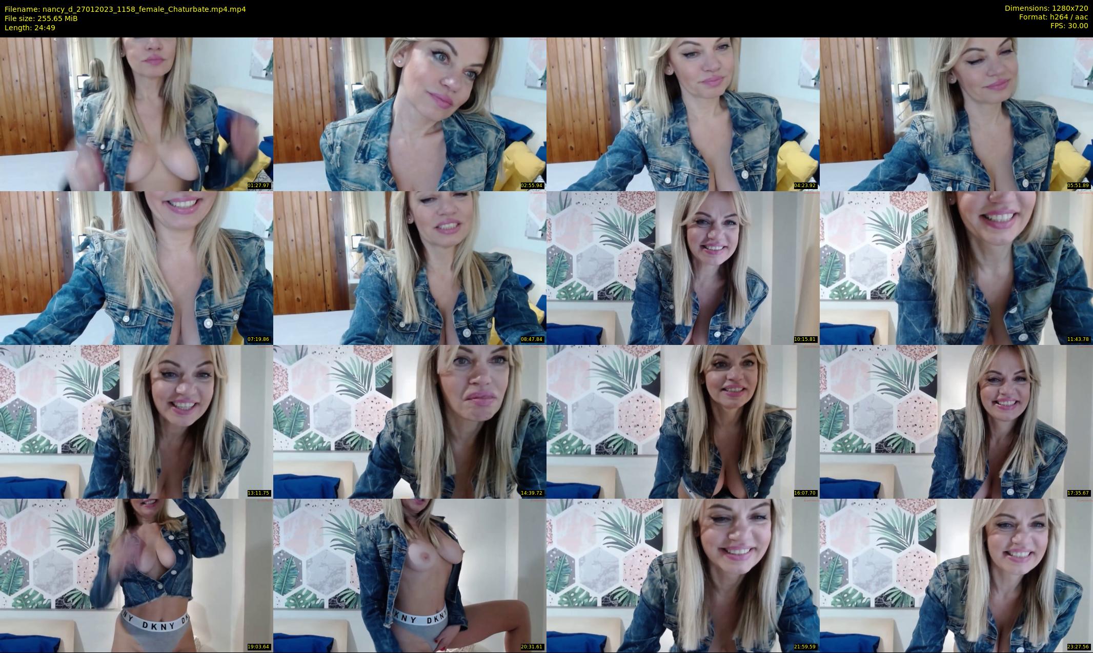 nancy_d — 25 minute Chaturbate female cam show recording, 720p, Jan 27, 2023