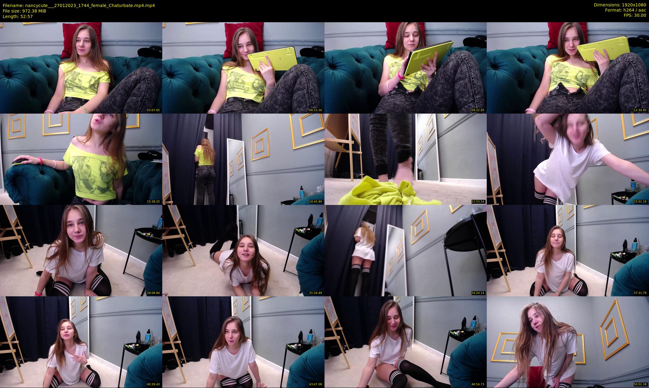 nancycute__ — 53 minute Chaturbate female cam show recording, 1080p, Jan 27, 2023