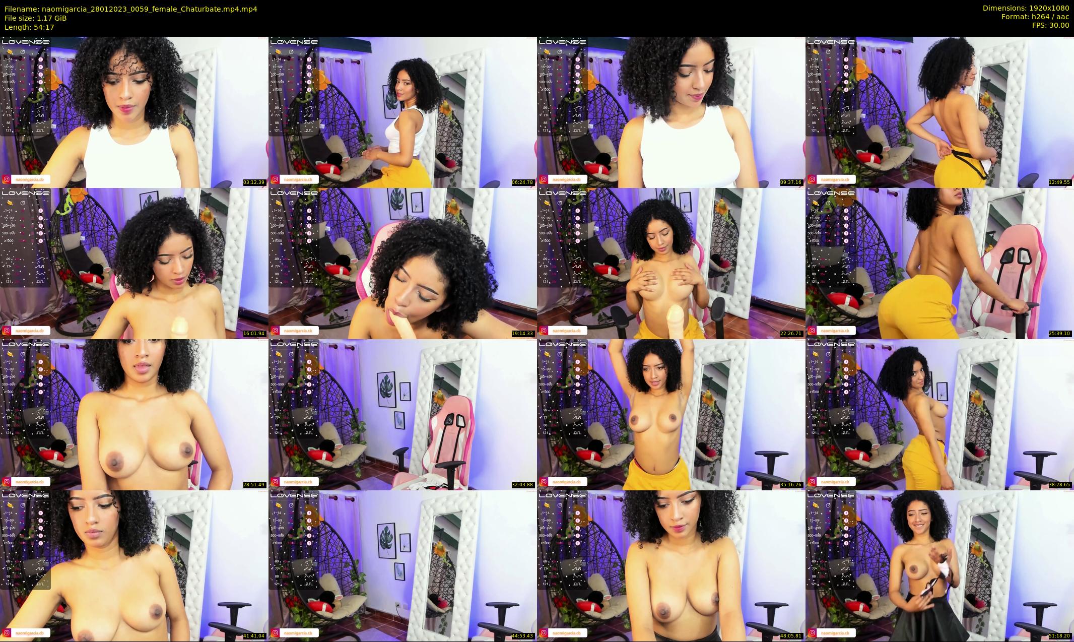 naomigarcia — 55 minute Chaturbate female cam show recording, 1080p, Jan 28, 2023