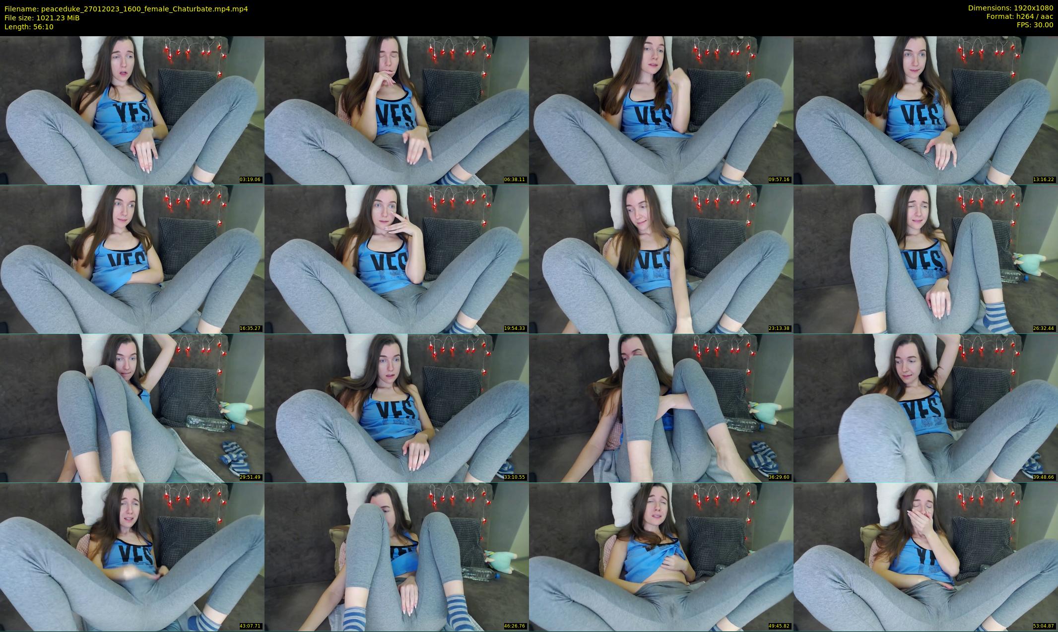 peaceduke — 57 minute Chaturbate female cam show recording, 1080p, Jan 27, 2023