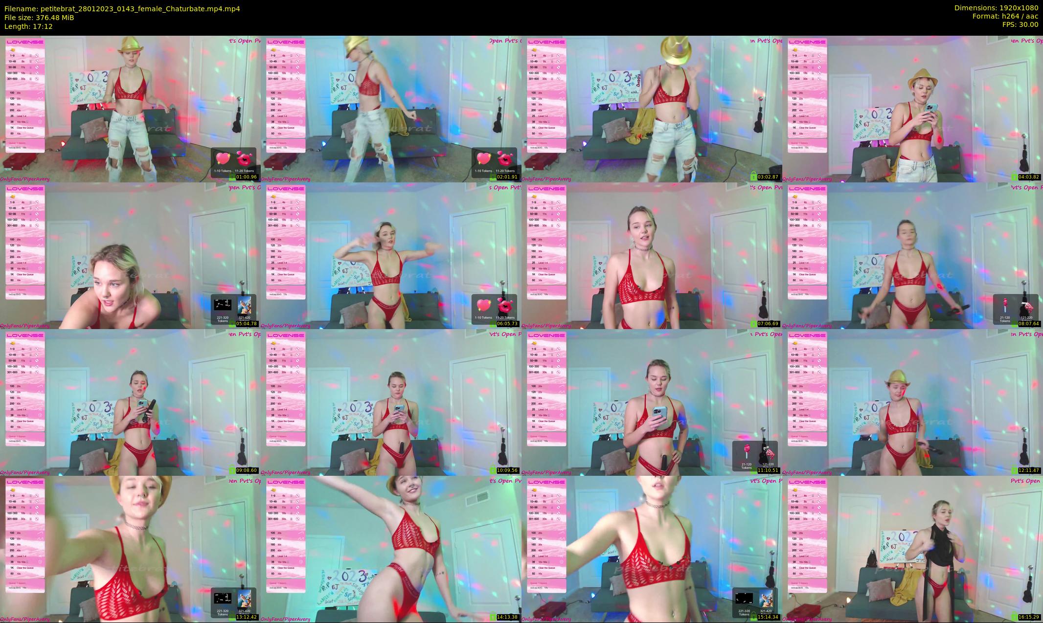 petitebrat — 18 minute Chaturbate female cam show recording, 1080p, Jan 28, 2023
