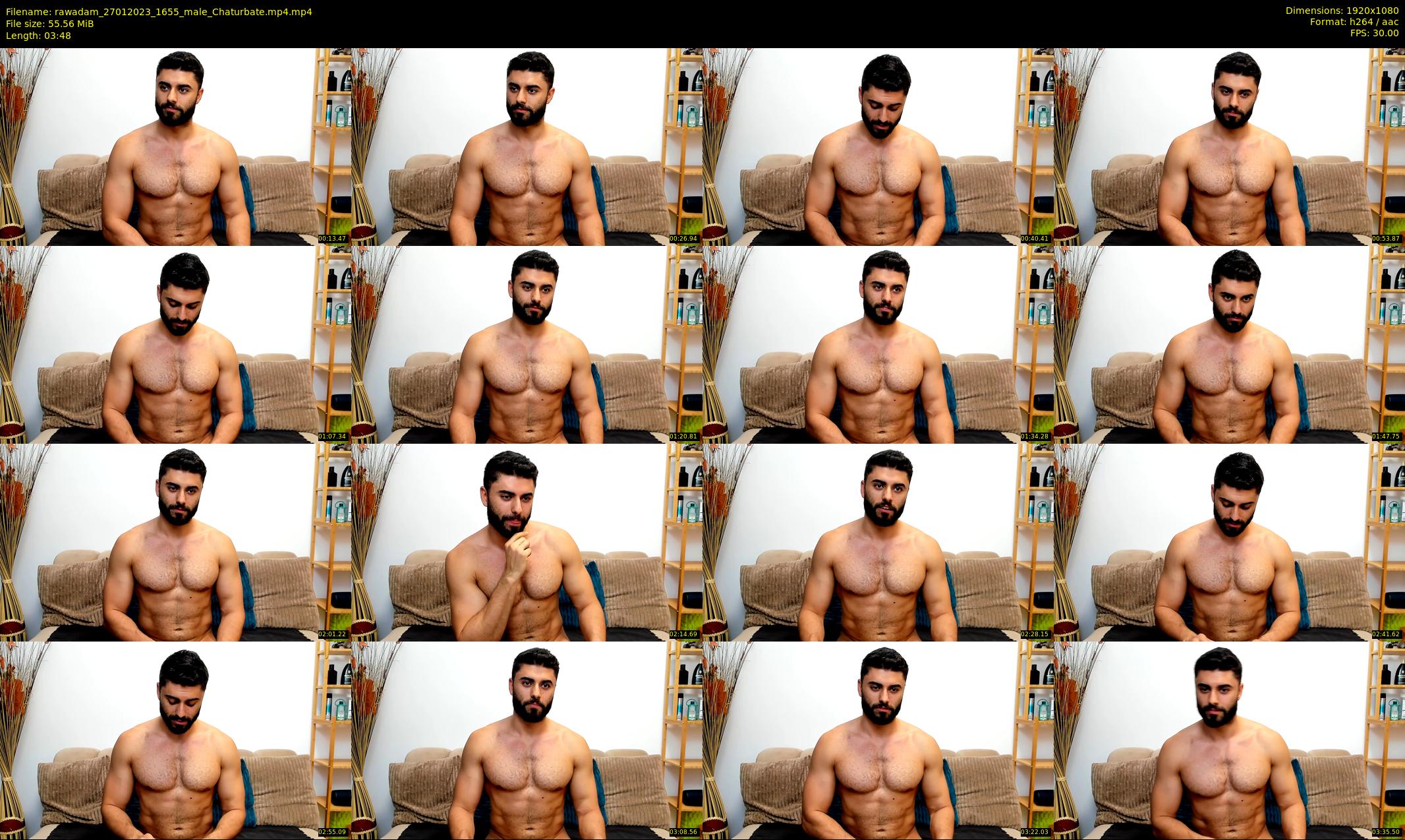 rawadam — 4 minute Chaturbate male cam show recording, 1080p, Jan 27, 2023