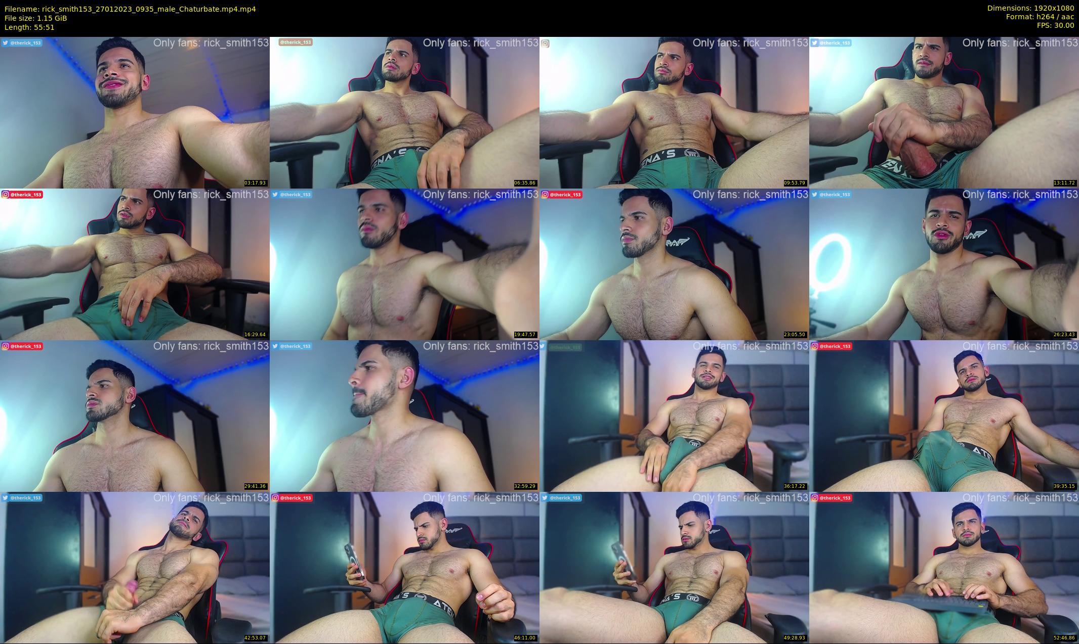 rick_smith153 — 56 minute Chaturbate male cam show recording, 1080p, Jan 27, 2023