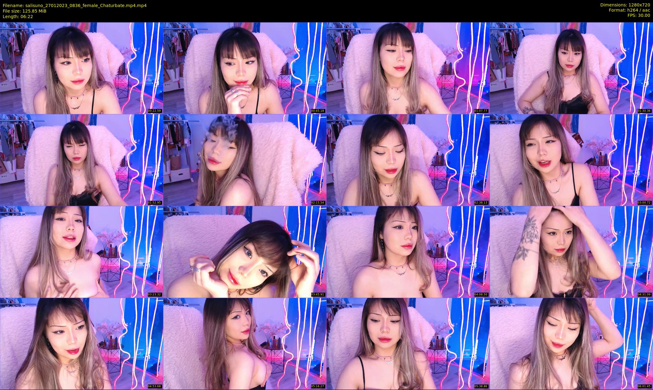 salisuno — 7 minute Chaturbate female cam show recording, 720p, Jan 27, 2023