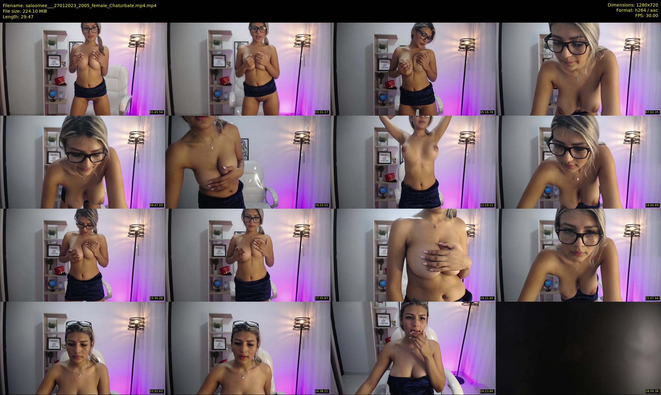 saloomee__ — 30 minute Chaturbate female cam show recording, 720p, Jan 27, 2023