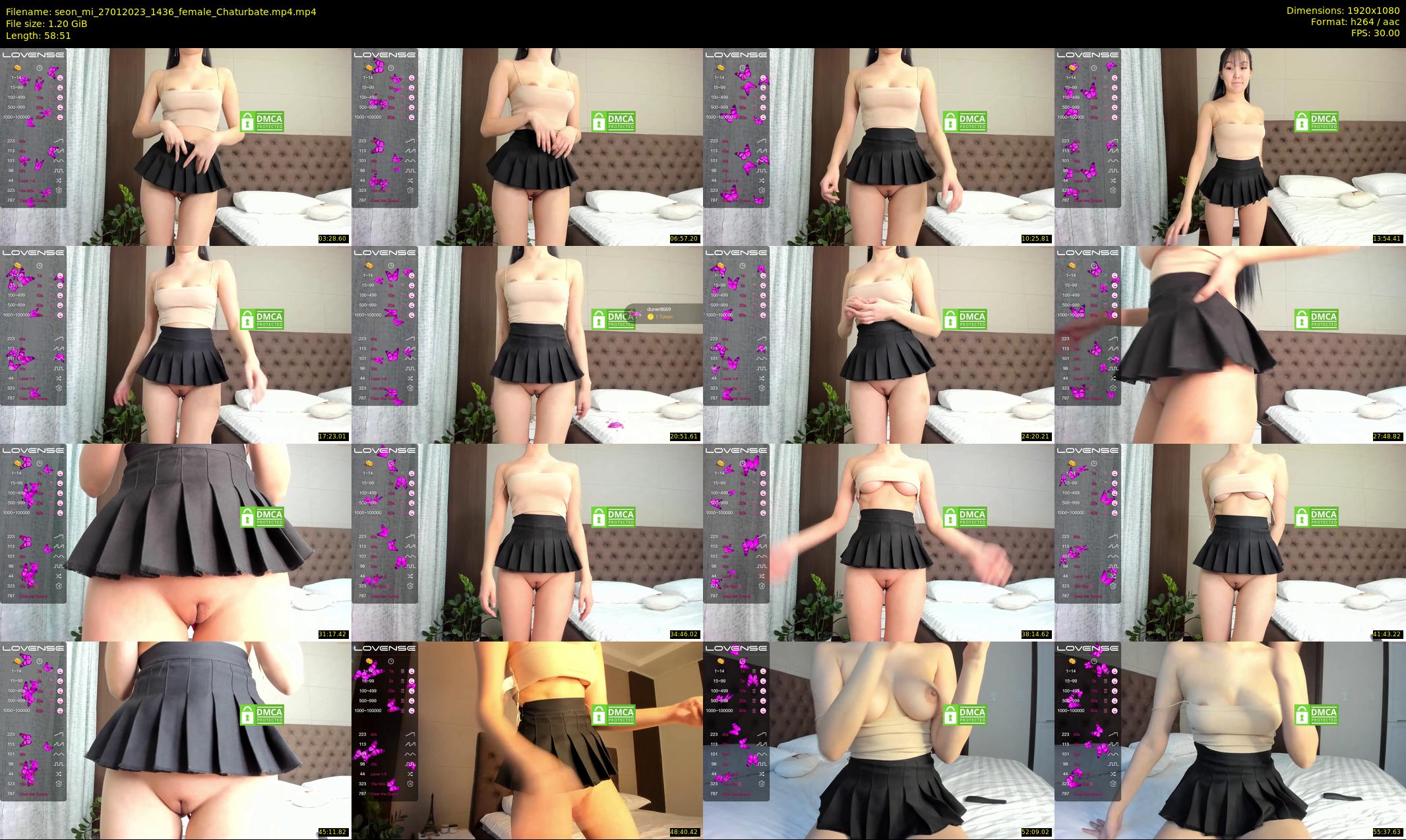 seon_mi — 59 minute Chaturbate female cam show recording, 1080p, Jan 27, 2023
