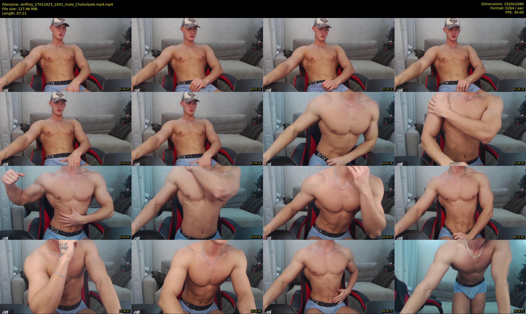 sinffuly — 8 minute Chaturbate male cam show recording, 1080p, Jan 27, 2023