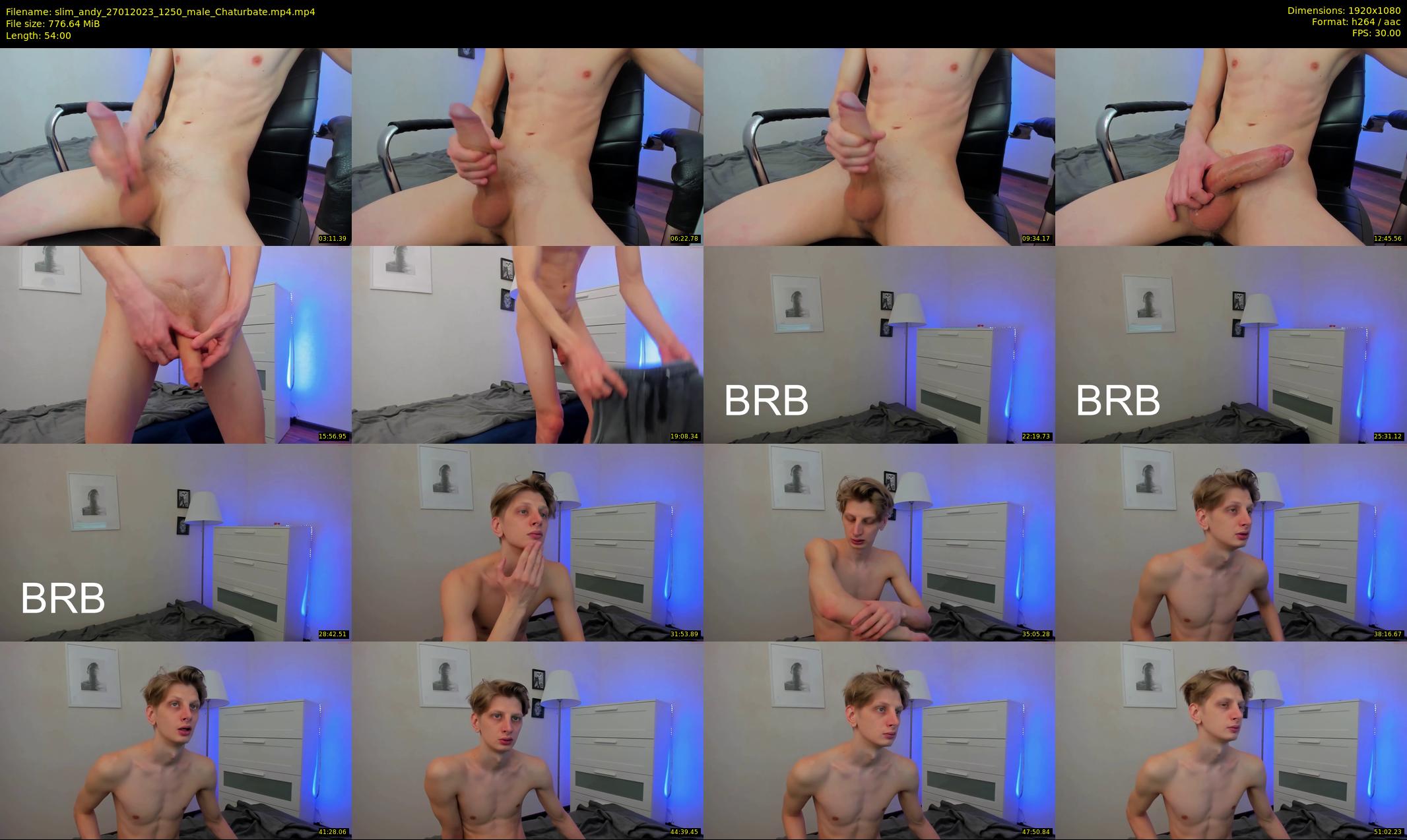 slim_andy — 54 minute Chaturbate male cam show recording, 1080p, Jan 27, 2023