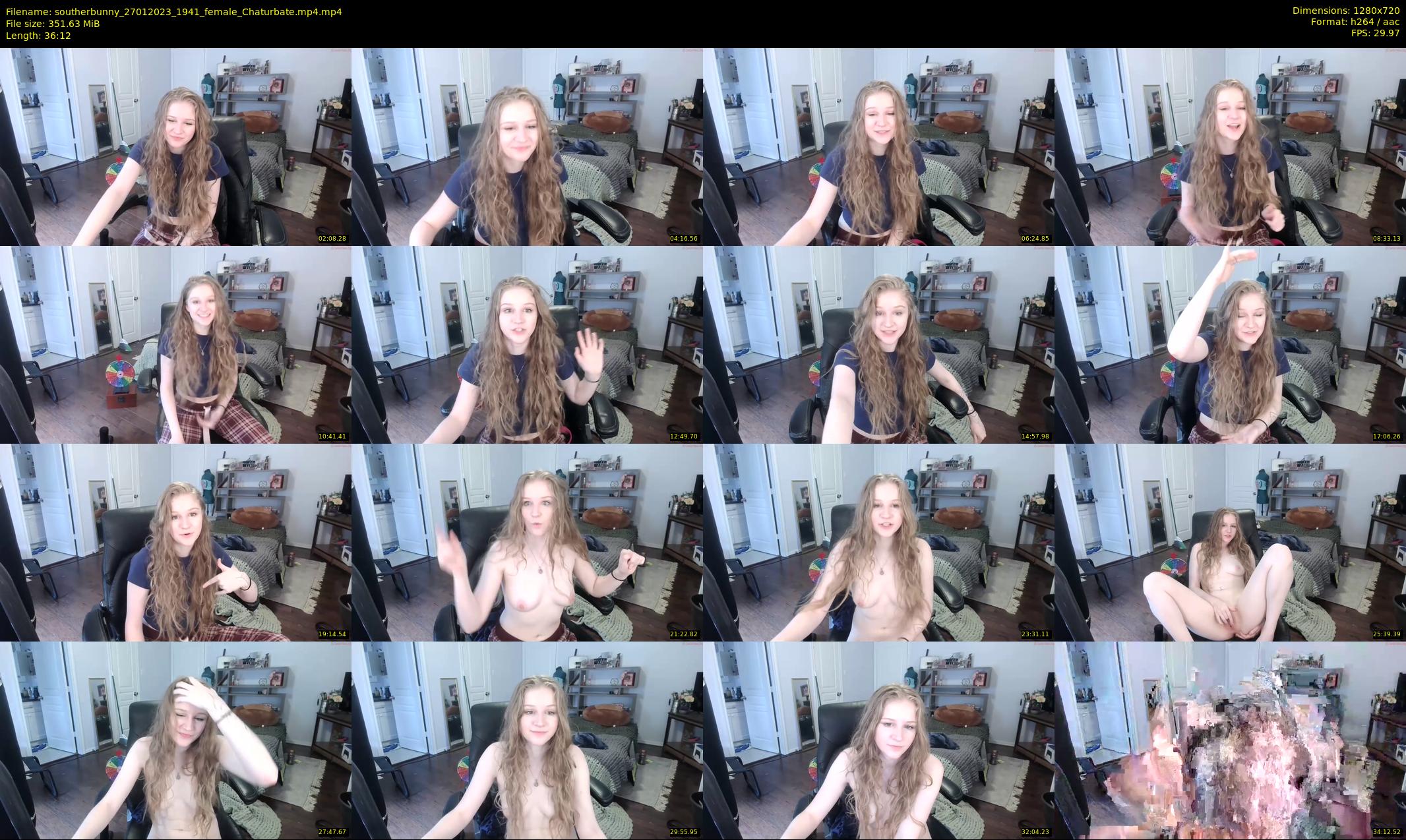 southerbunny — 37 minute Chaturbate female cam show recording, 720p, Jan 27, 2023