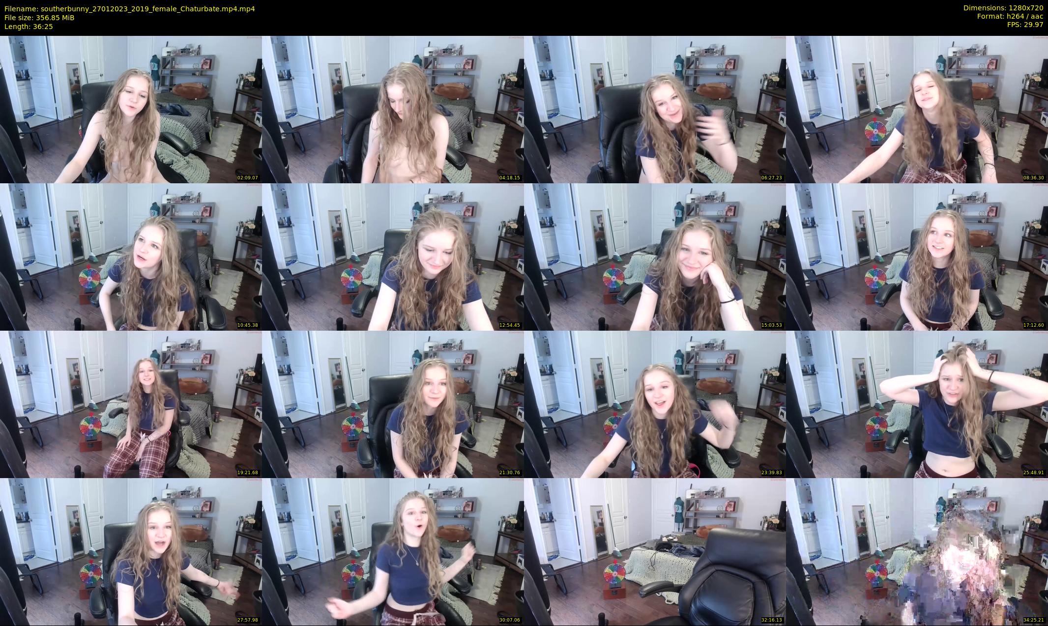 southerbunny — 37 minute Chaturbate female cam show recording, 720p, Jan 27, 2023