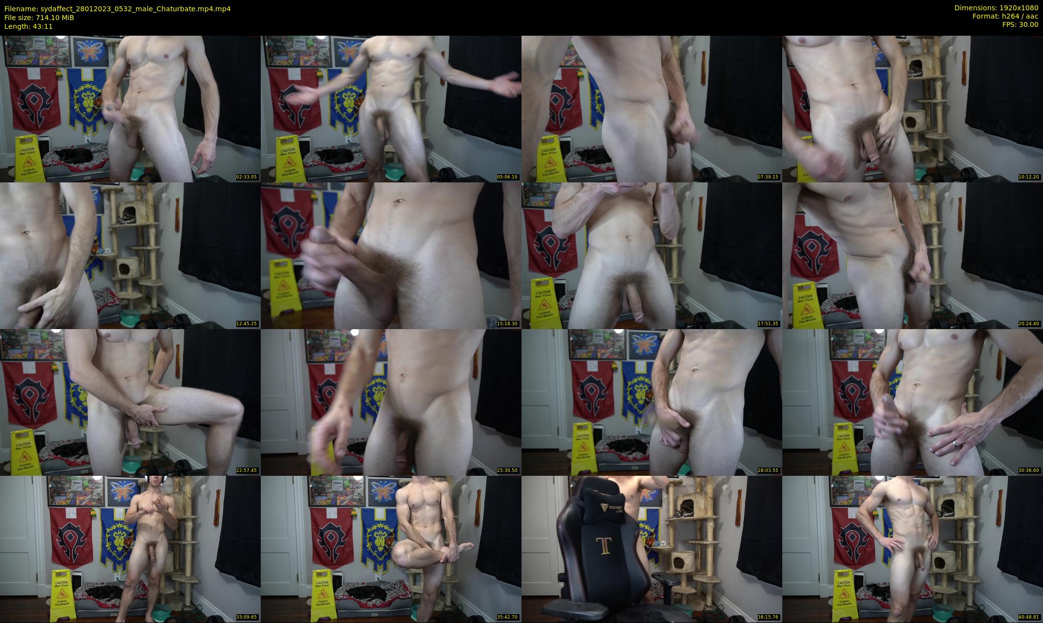 sydaffect — 44 minute Chaturbate male cam show recording, 1080p, Jan 28, 2023