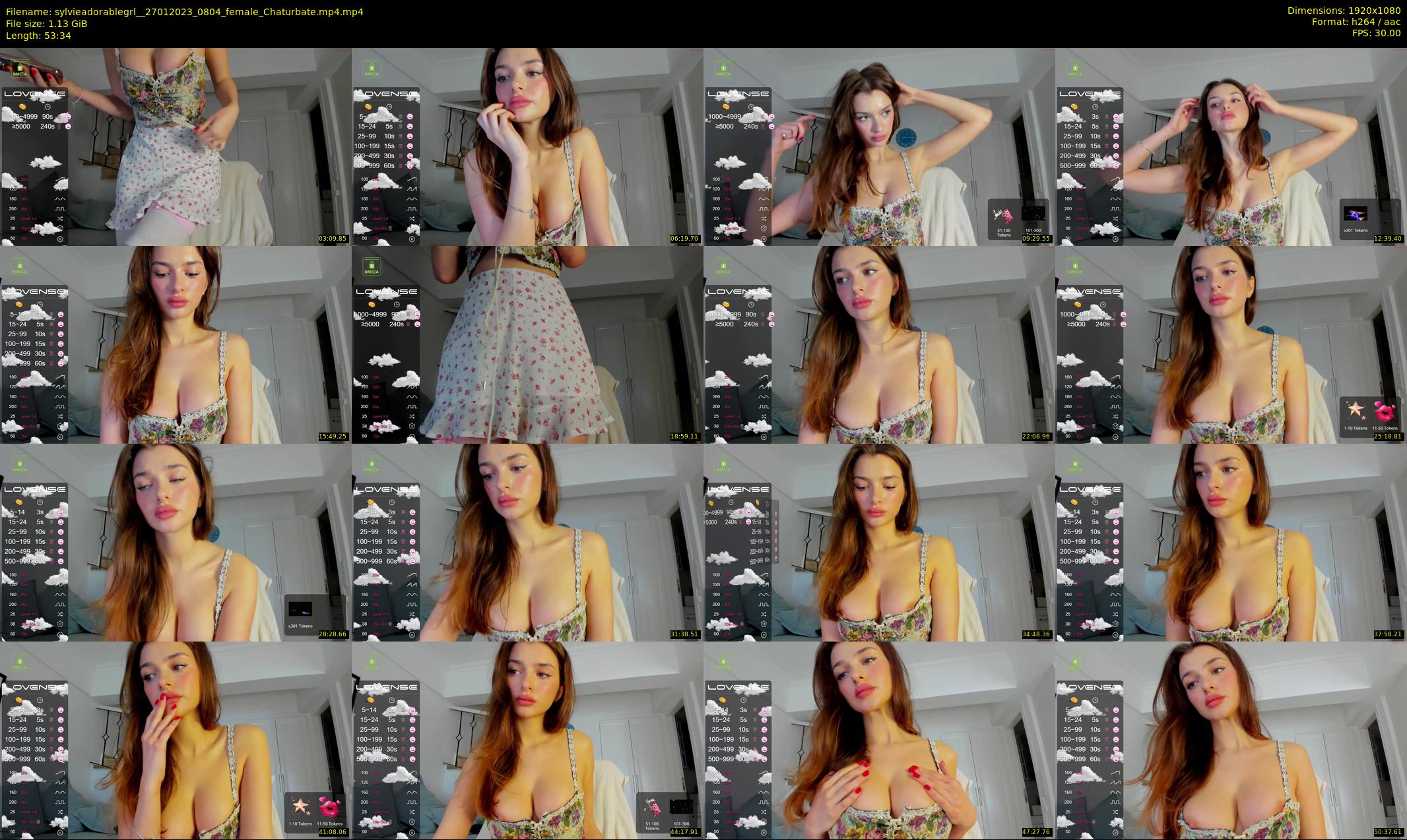 sylvieadorablegrl_ — 54 minute Chaturbate female cam show recording, 1080p, Jan 27, 2023