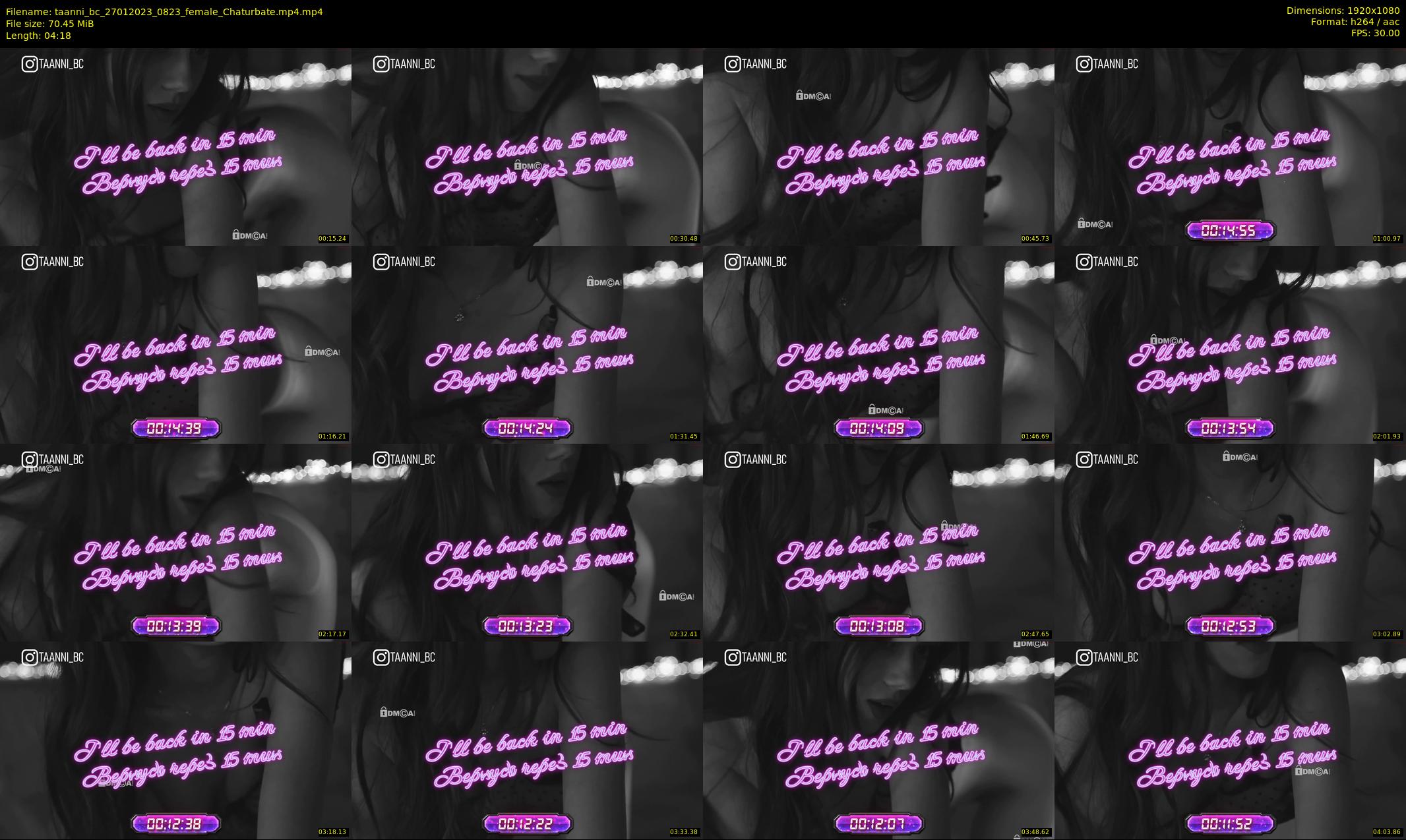 taanni_bc — 5 minute Chaturbate female cam show recording, 1080p, Jan 27, 2023