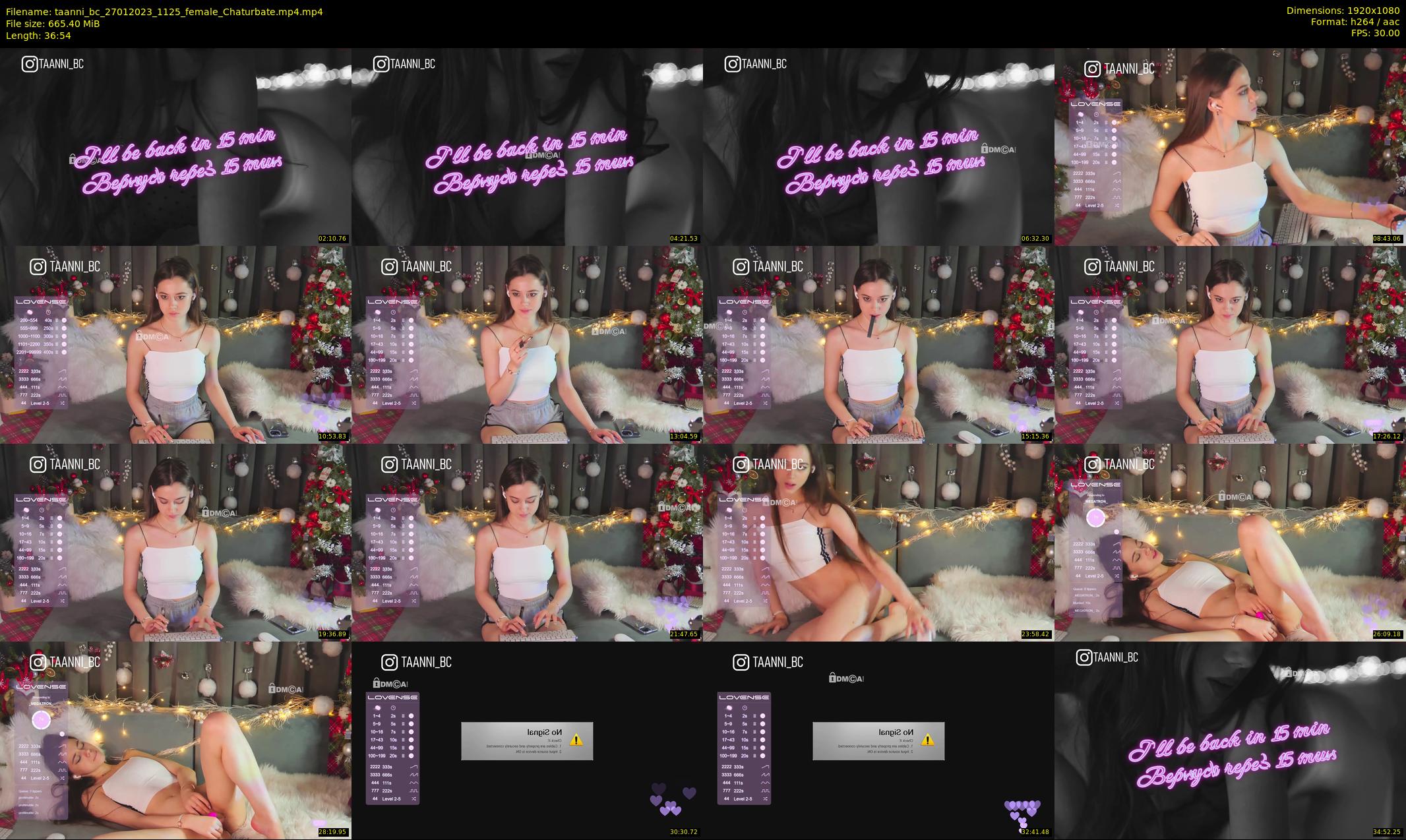 taanni_bc — 37 minute Chaturbate female cam show recording, 1080p, Jan 27, 2023