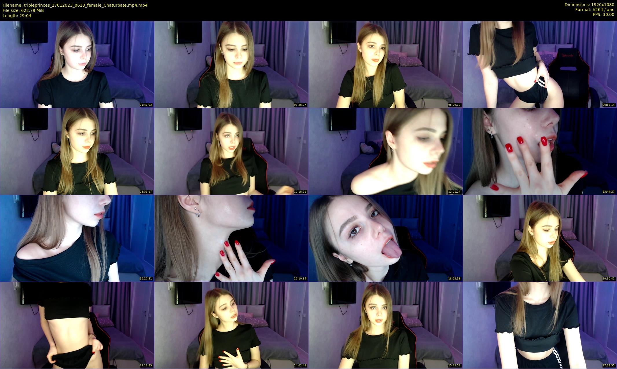 tripleprinces — 30 minute Chaturbate female cam show recording, 1080p, Jan 27, 2023