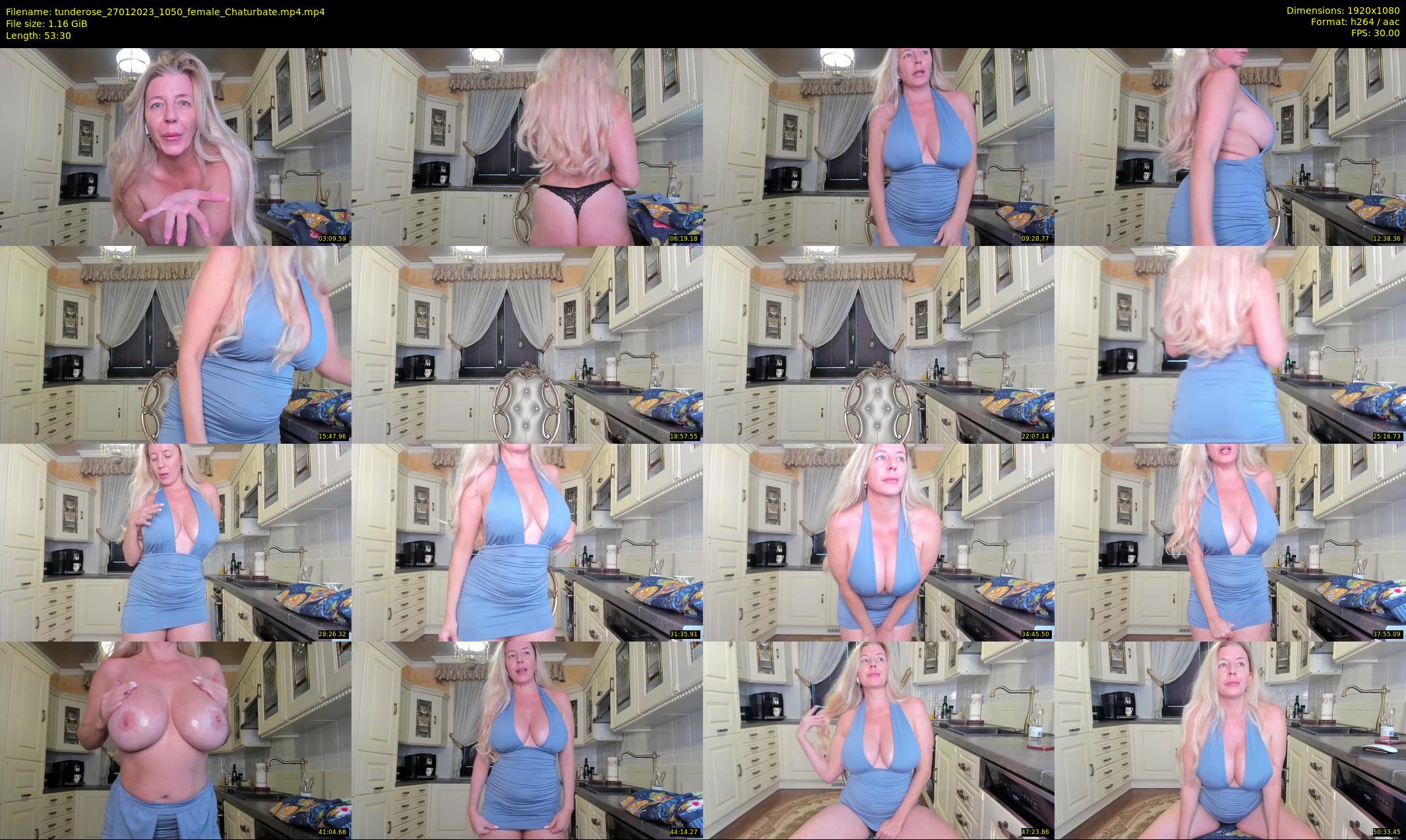 tunderose — 54 minute Chaturbate female cam show recording, 1080p, Jan 27, 2023