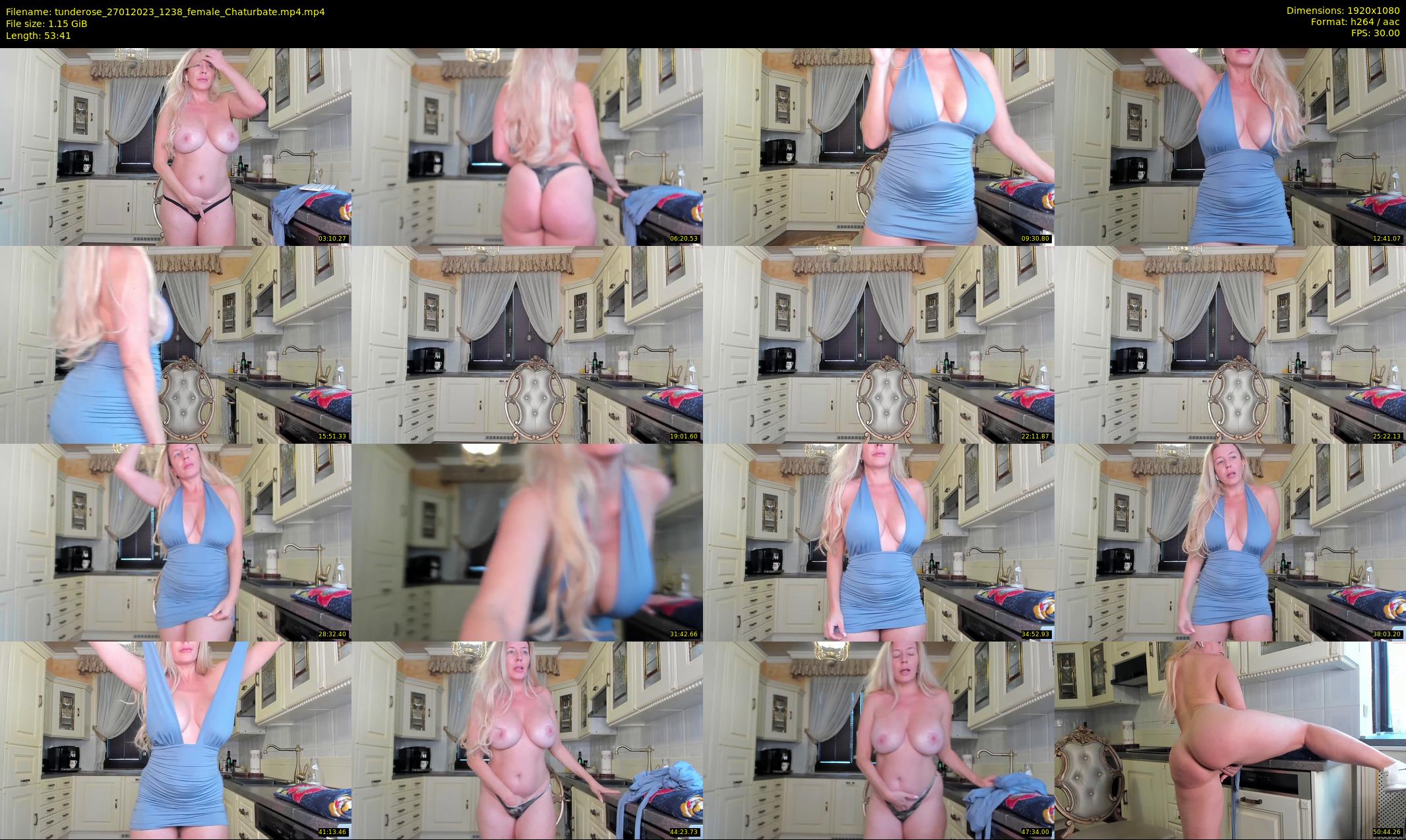 tunderose — 54 minute Chaturbate female cam show recording, 1080p, Jan 27, 2023