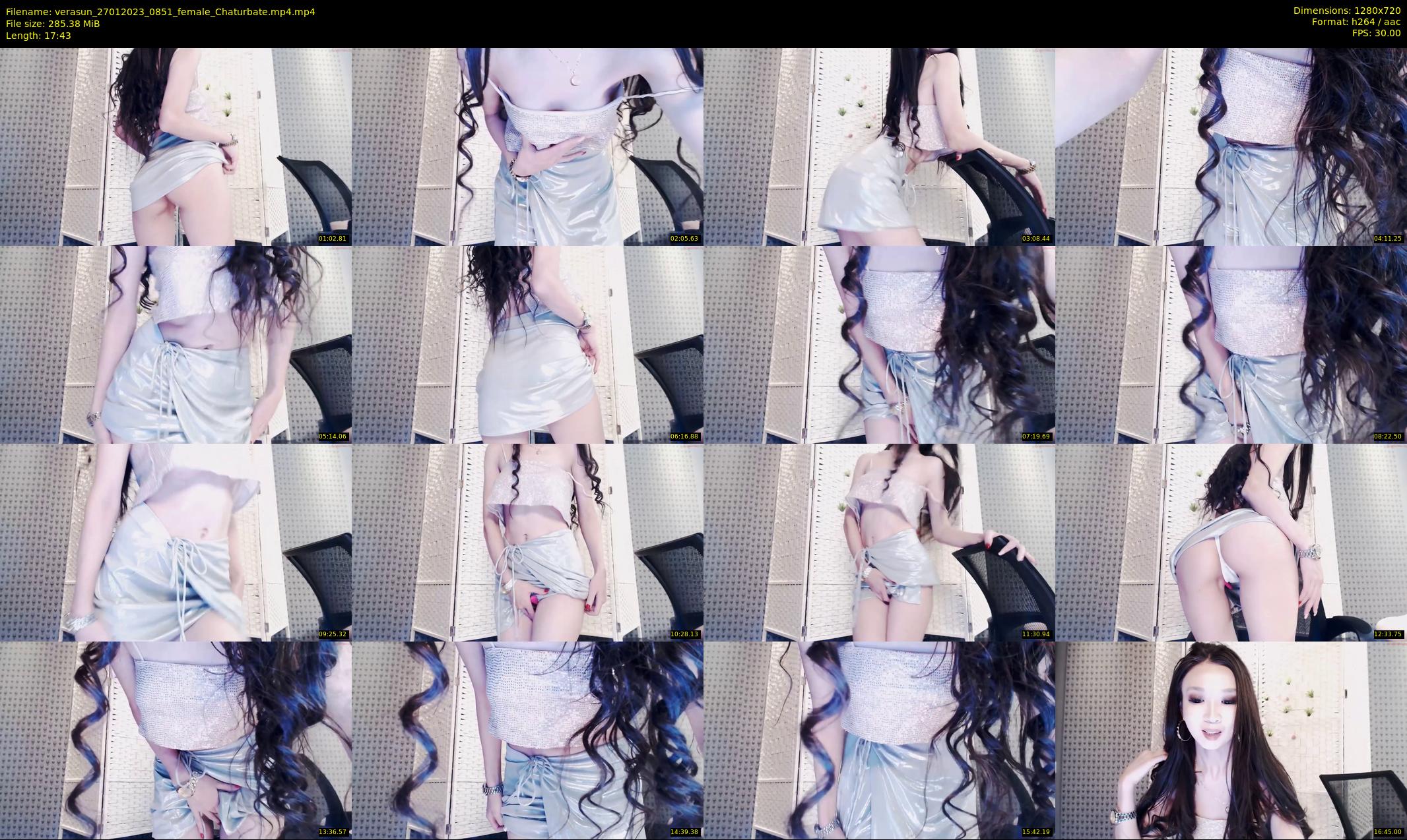 verasun — 18 minute Chaturbate female cam show recording, 720p, Jan 27, 2023