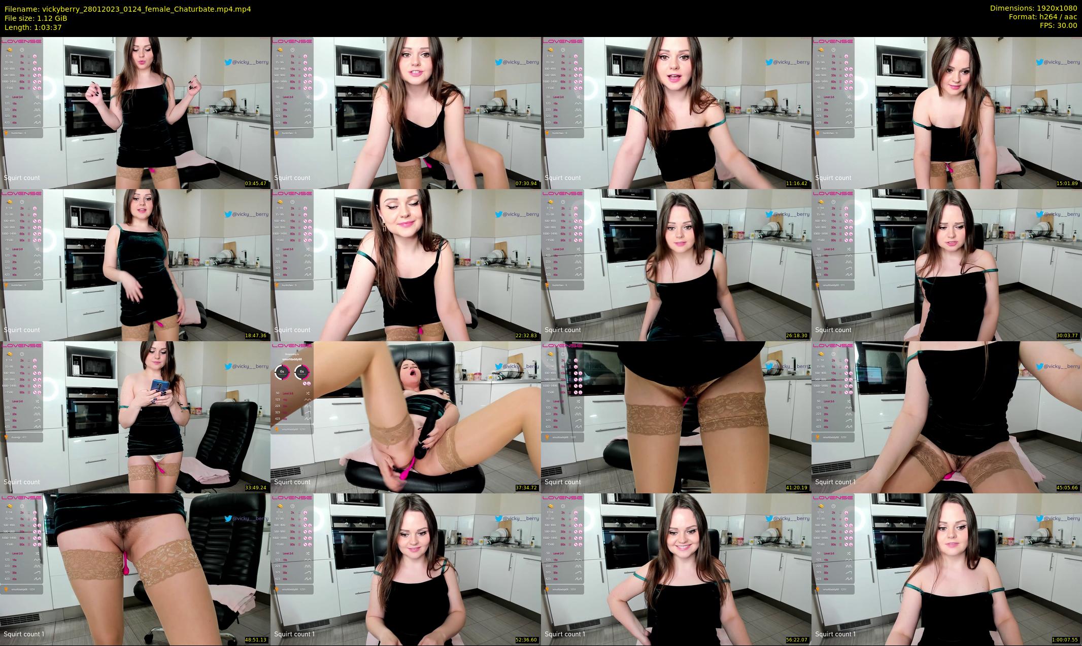 vickyberry — 64 minute Chaturbate female cam show recording, 1080p, Jan 28, 2023