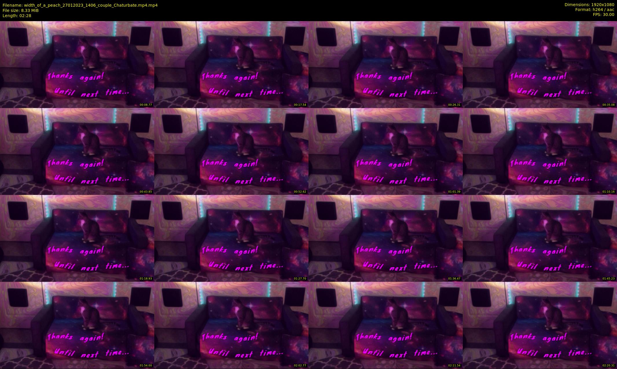 width_of_a_peach — 3 minute Chaturbate couple cam show recording, 1080p, Jan 27, 2023