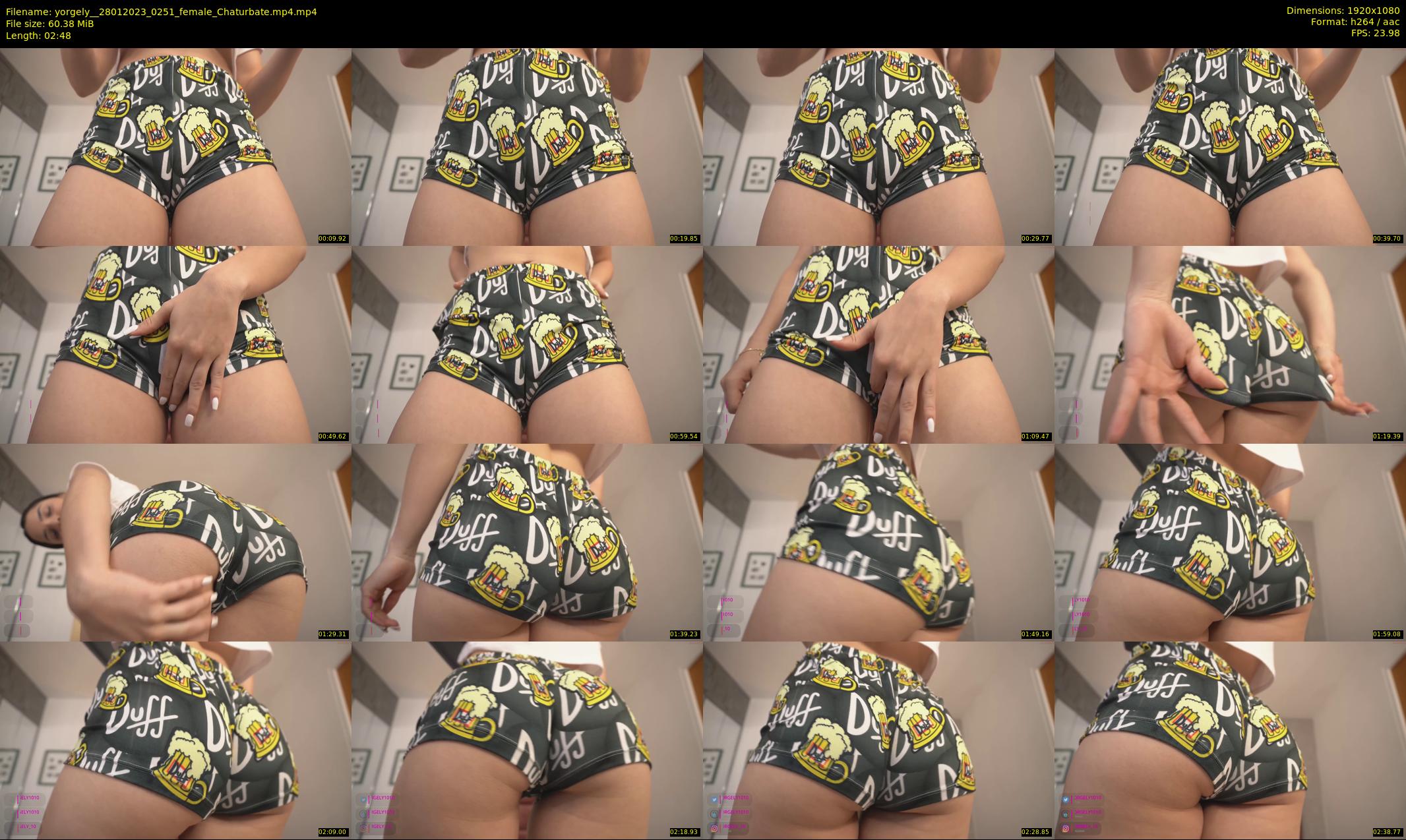 yorgely_ — 3 minute Chaturbate female cam show recording, 1080p, Jan 28, 2023