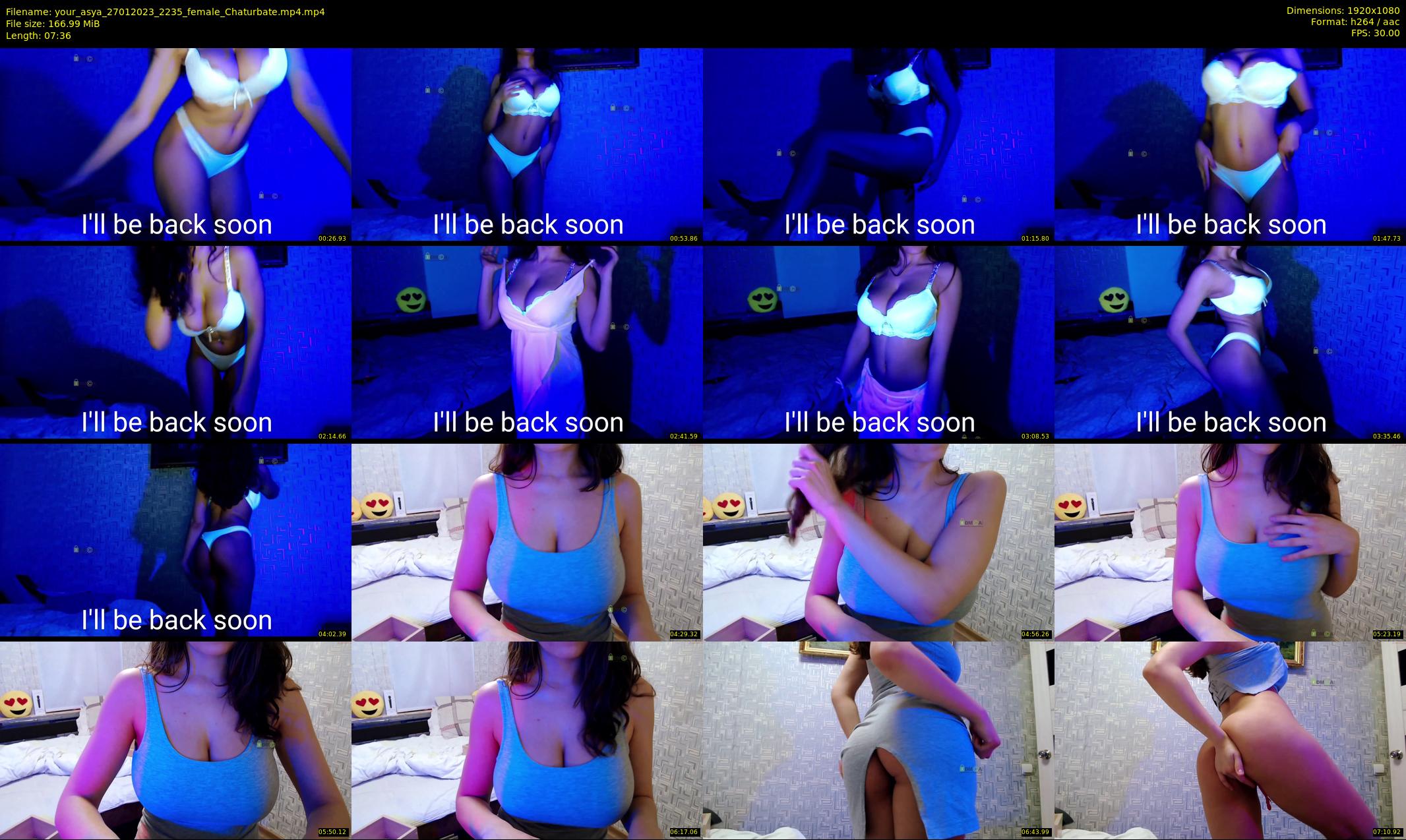 your_asya — 8 minute Chaturbate female cam show recording, 1080p, Jan 27, 2023