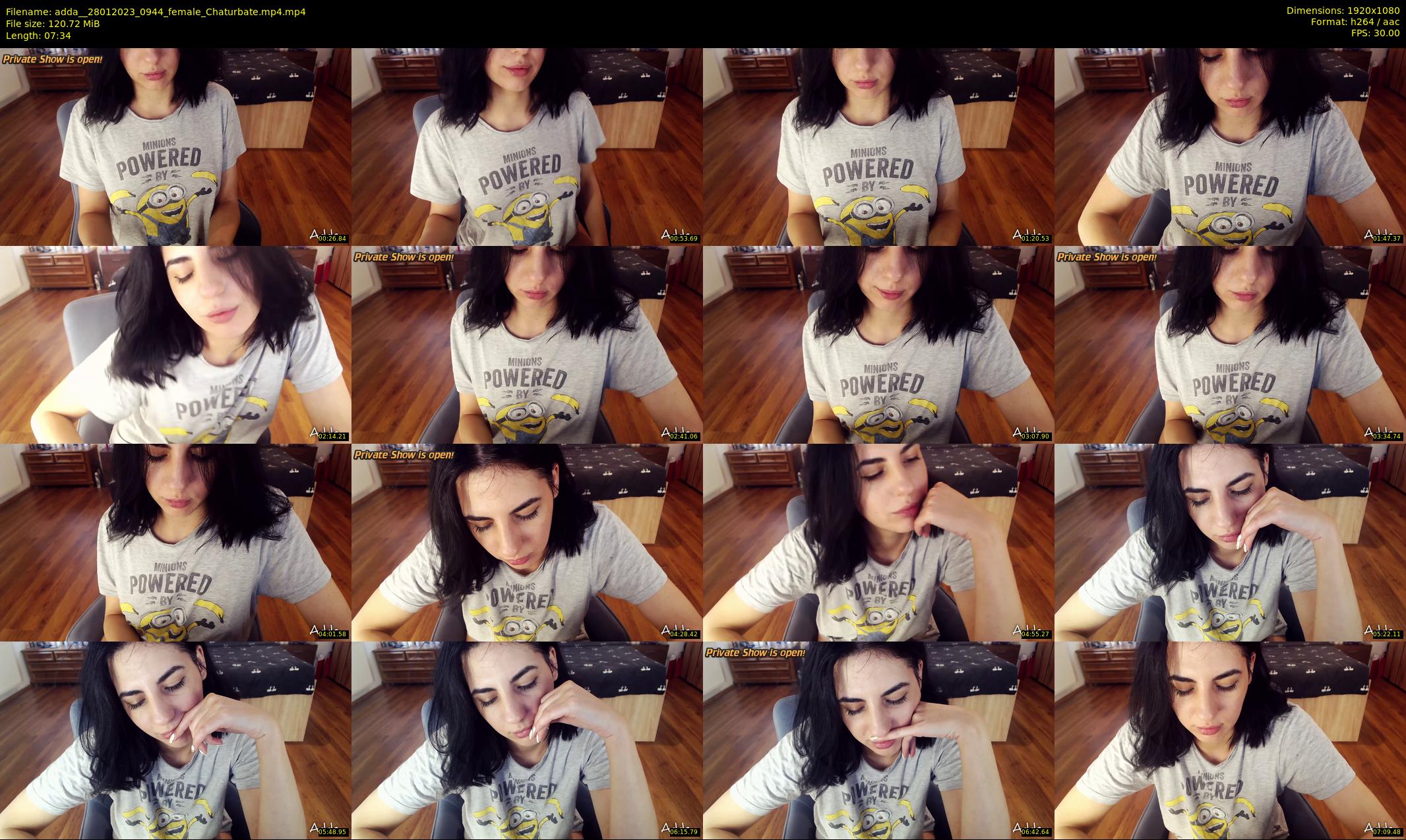 adda_ — 8 minute Chaturbate female cam show recording, 1080p, Jan 28, 2023