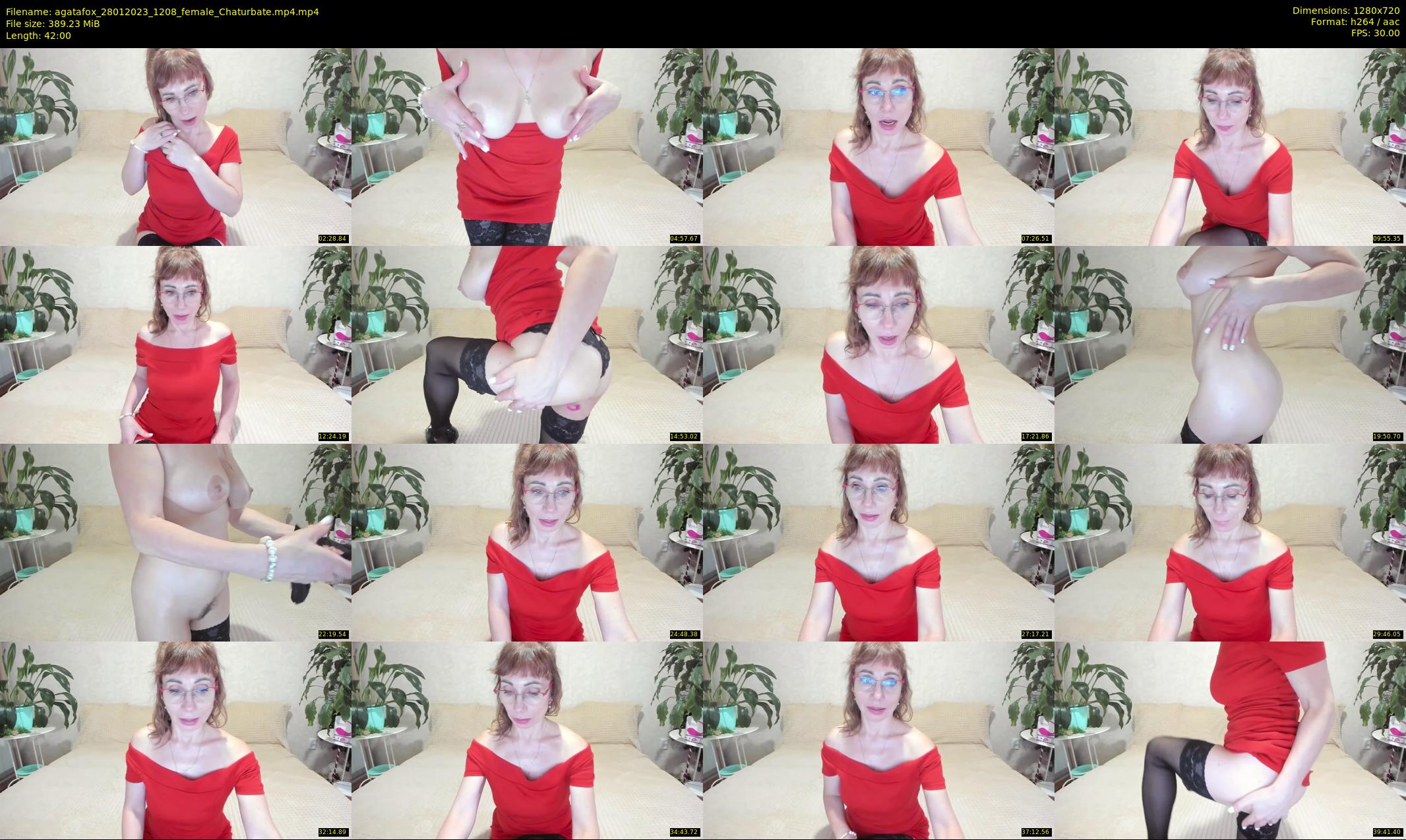 agatafox — 42 minute Chaturbate female cam show recording, 720p, Jan 28, 2023