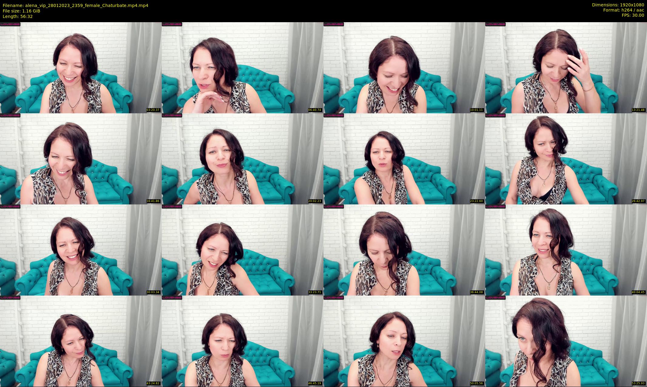 alena_vip — 57 minute Chaturbate female cam show recording, 1080p, Jan 28, 2023
