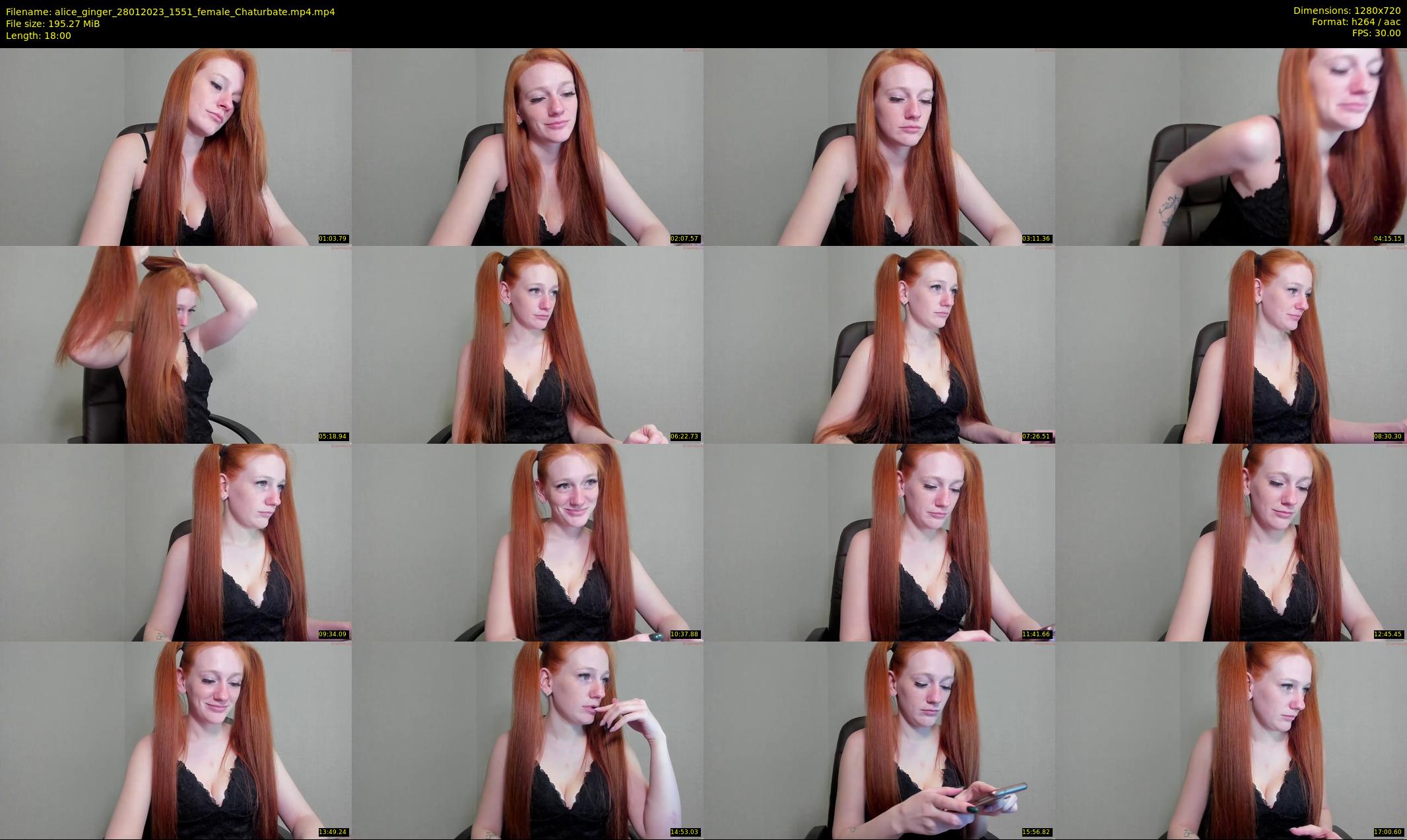 alice_ginger — 18 minute Chaturbate female cam show recording, 720p, Jan 28, 2023