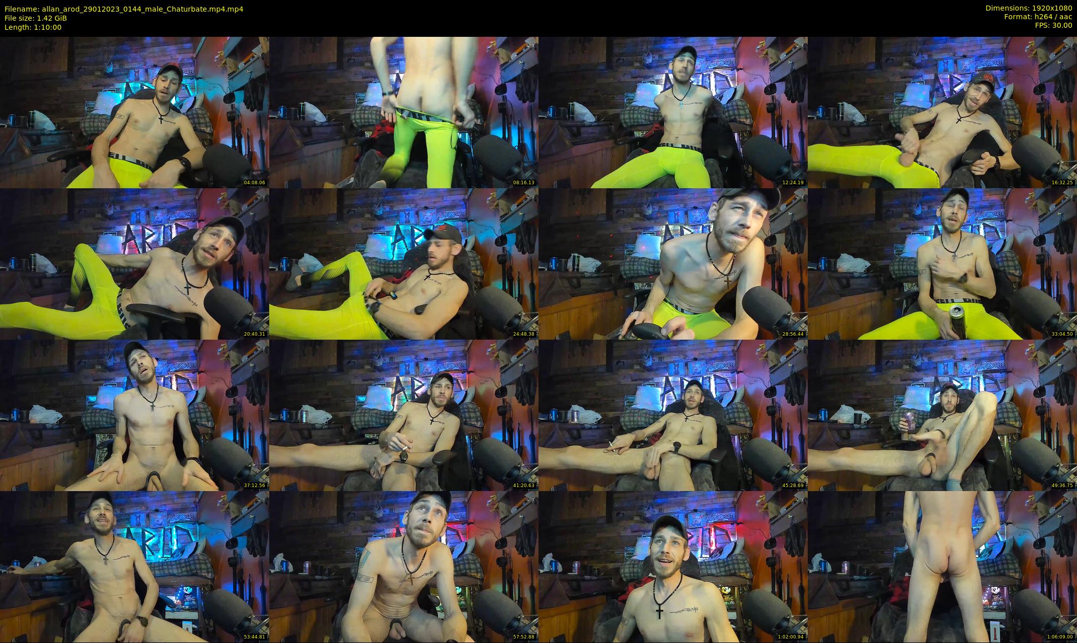 allan_arod — 70 minute Chaturbate male cam show recording, 1080p, Jan 29, 2023